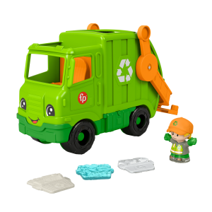 Fisher-Price  Little People  Camion de Recyclage Musical. 5Éléments
