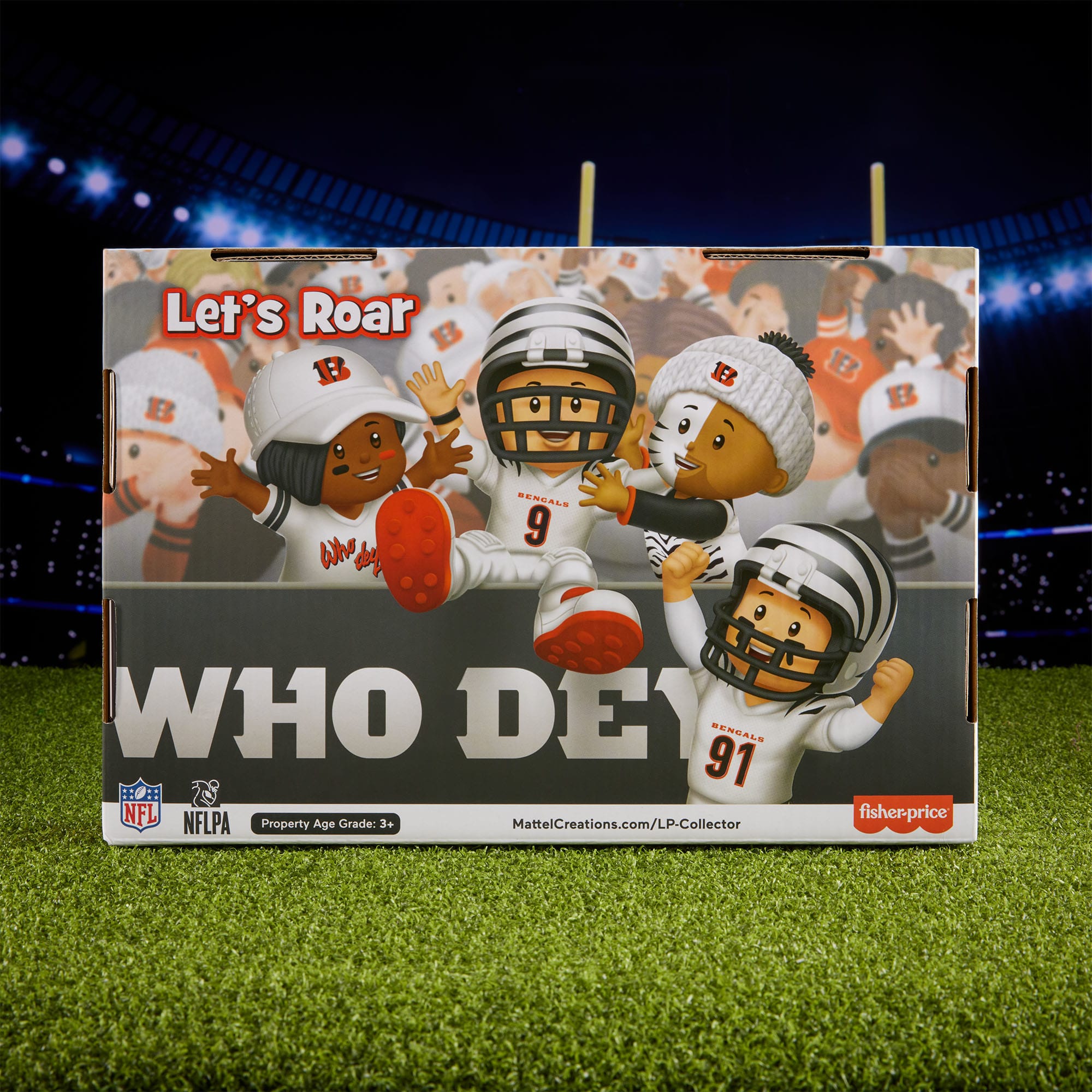 Little People Collector Cincinnati Bengals Alternate Jersey Figure Set - Image 6
