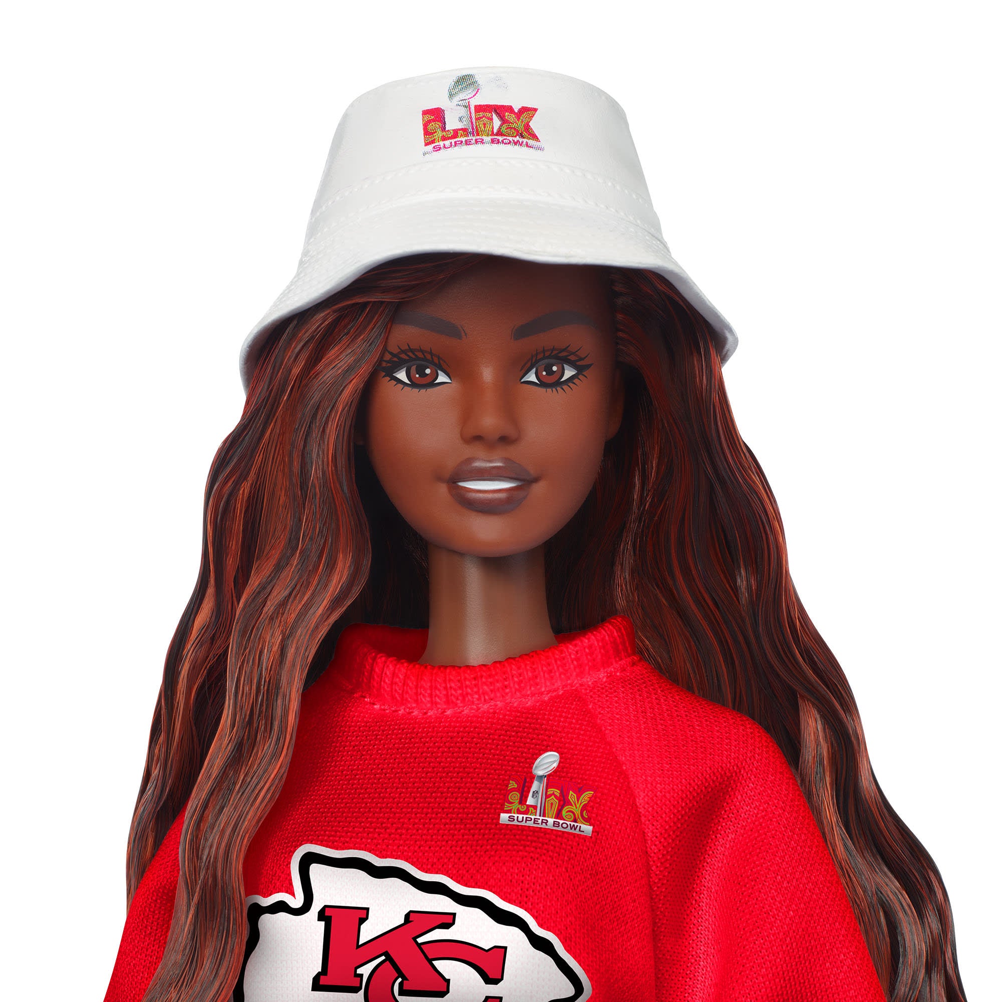 Barbie x Super Bowl Chiefs Doll 1 - Image 3