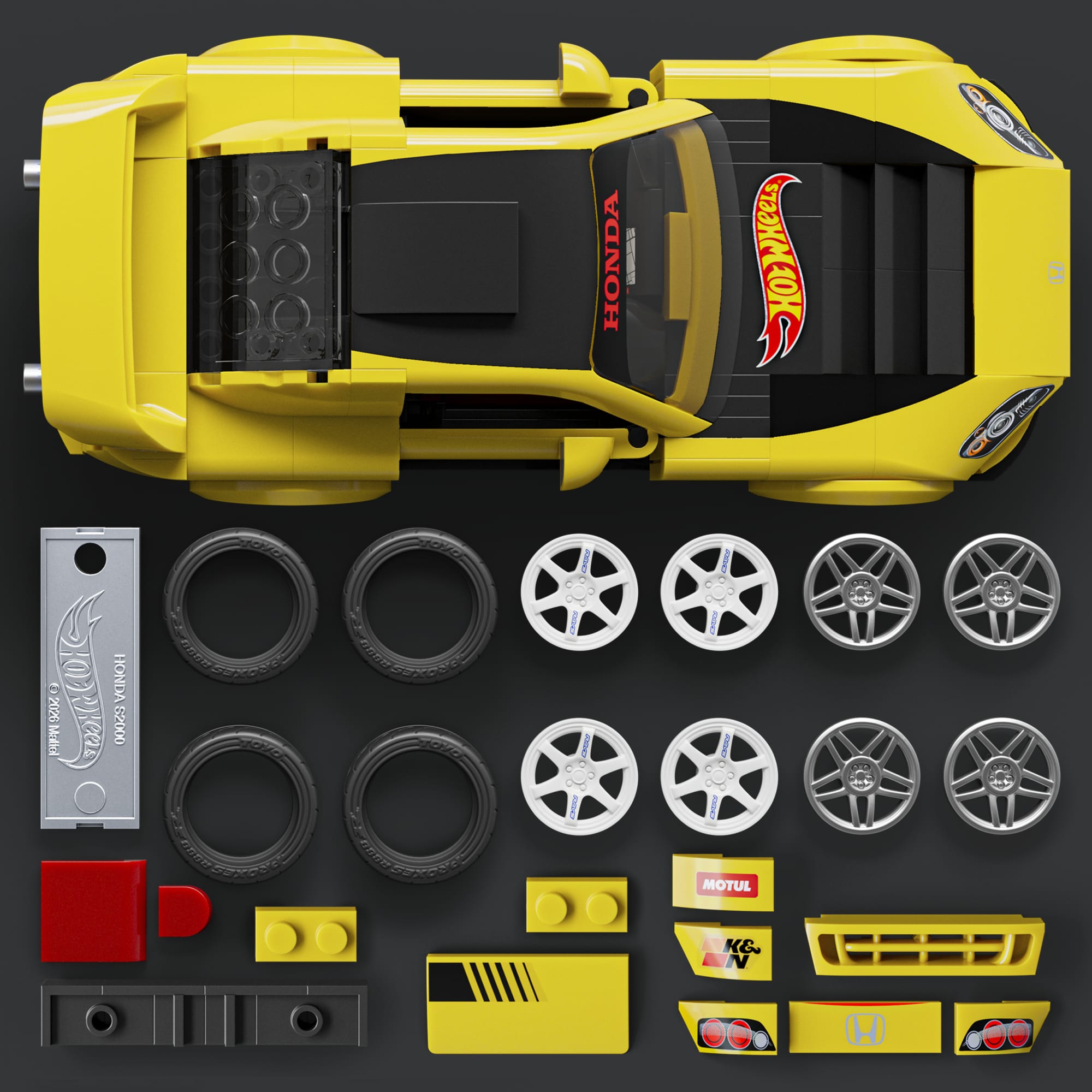 Hot Wheels Coffret Mattel Brick Shop Série Speed Honda S2000 de 2007 - Image 4