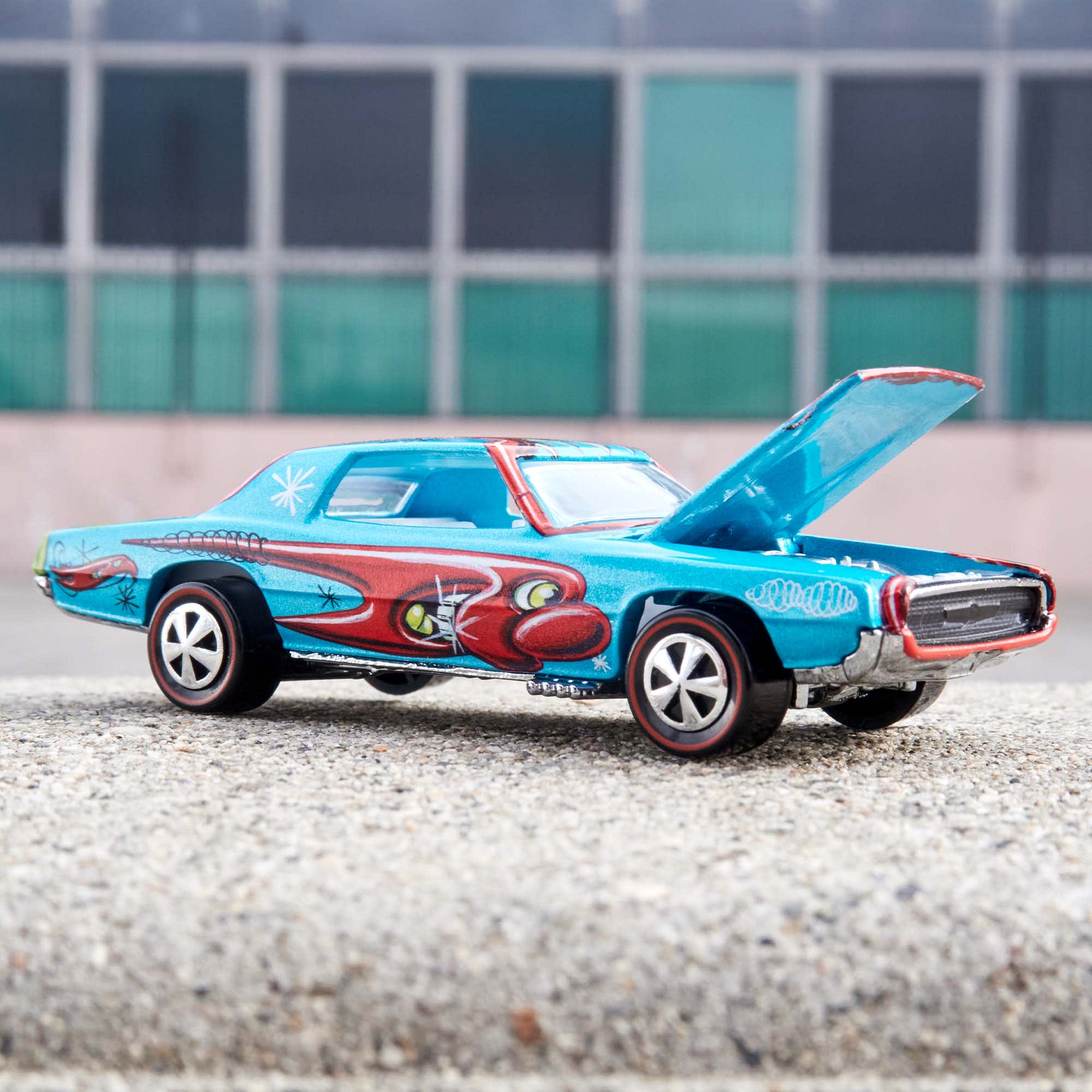 Hot Wheels x Kenny Scharf Signed Custom T-Bird - Image 6