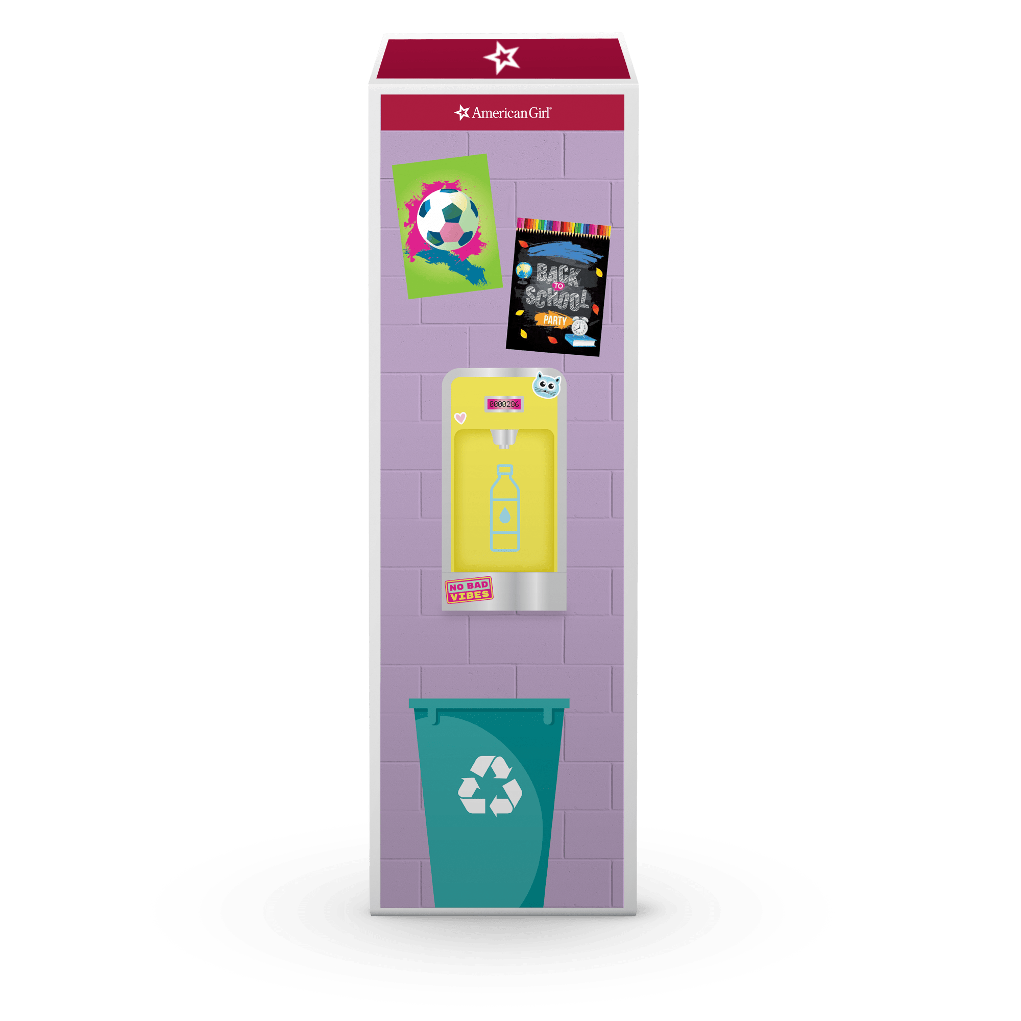 Colorful Cubbies Locker Set for 18-inch Dolls - Image 11