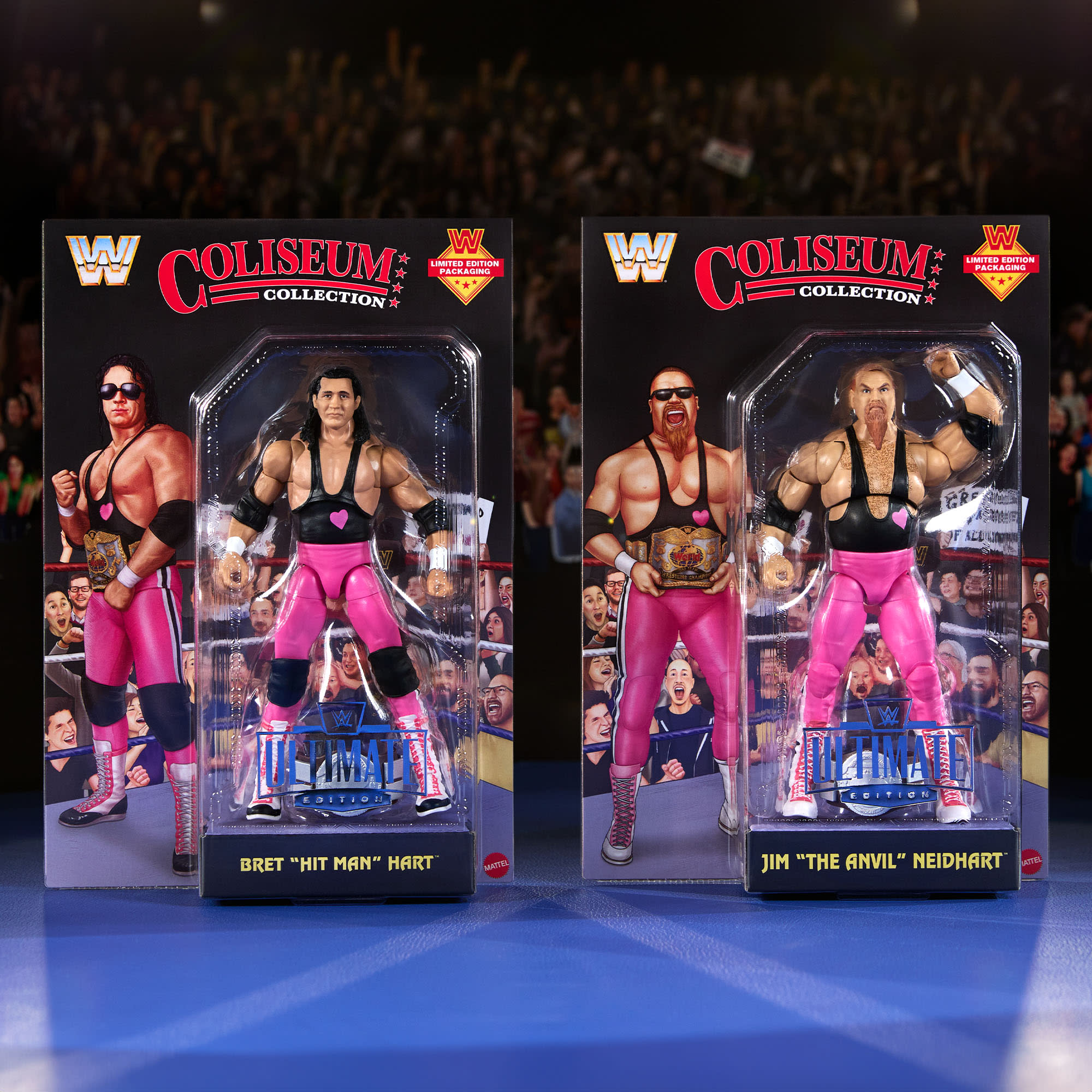 WWE Coliseum Collection Hart Foundation Action Figure 2-Pack - Image 5