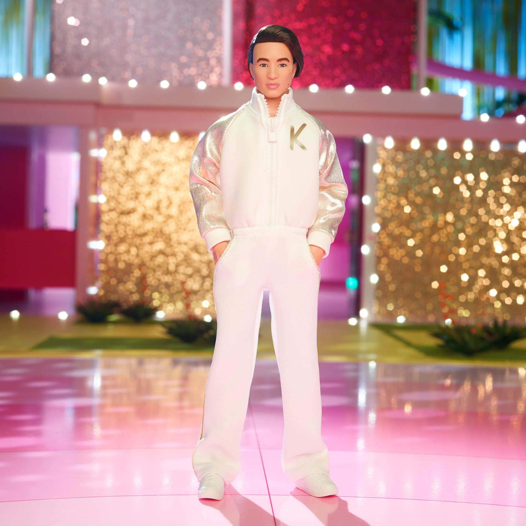 Ken Doll In White and Gold Tracksuit – Barbie The Movie - Image 6