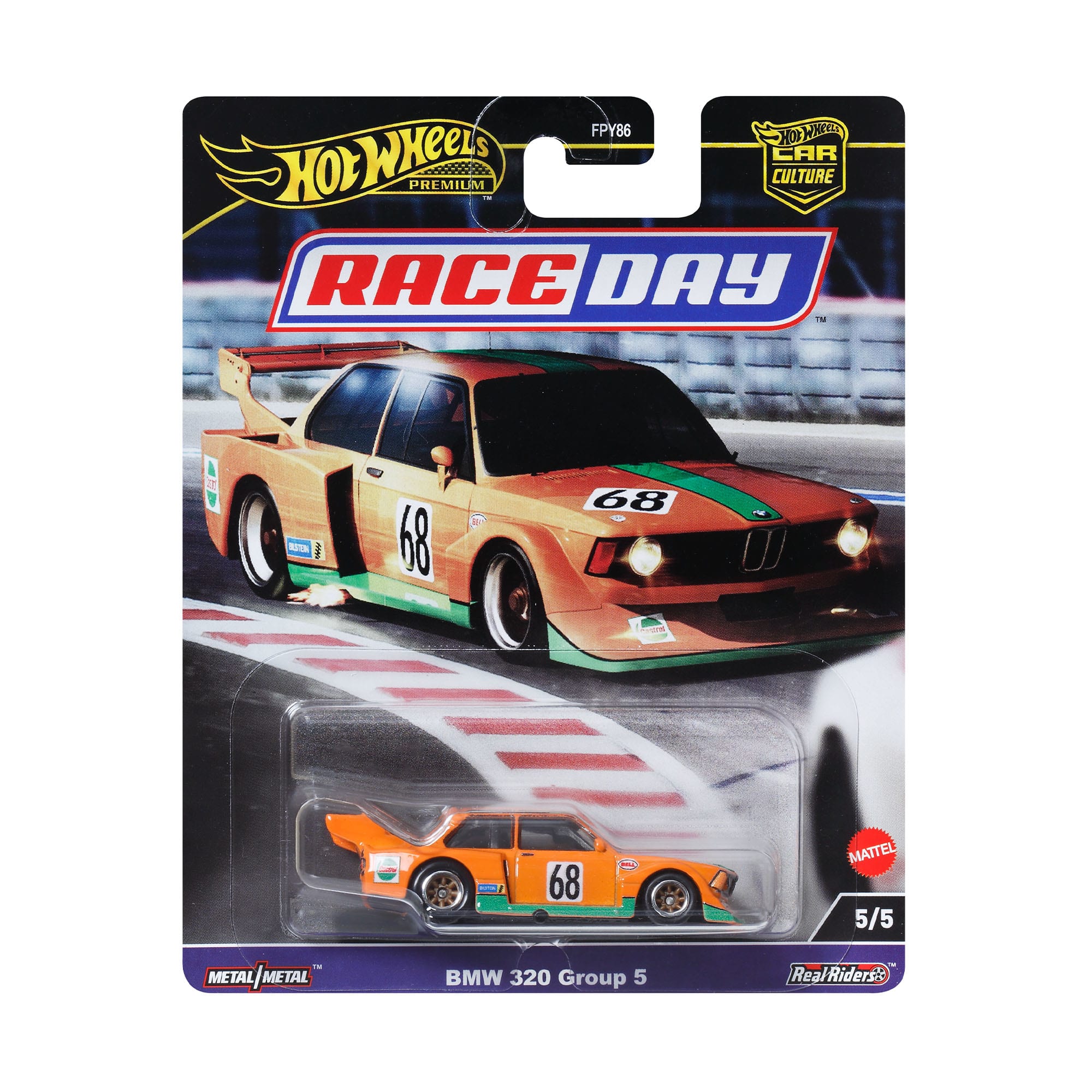 Hot Wheels Premium Car Culture Race Day Bmw 320 Gp5 1:64 Scale Collectible Toy Vehicle - Image 6