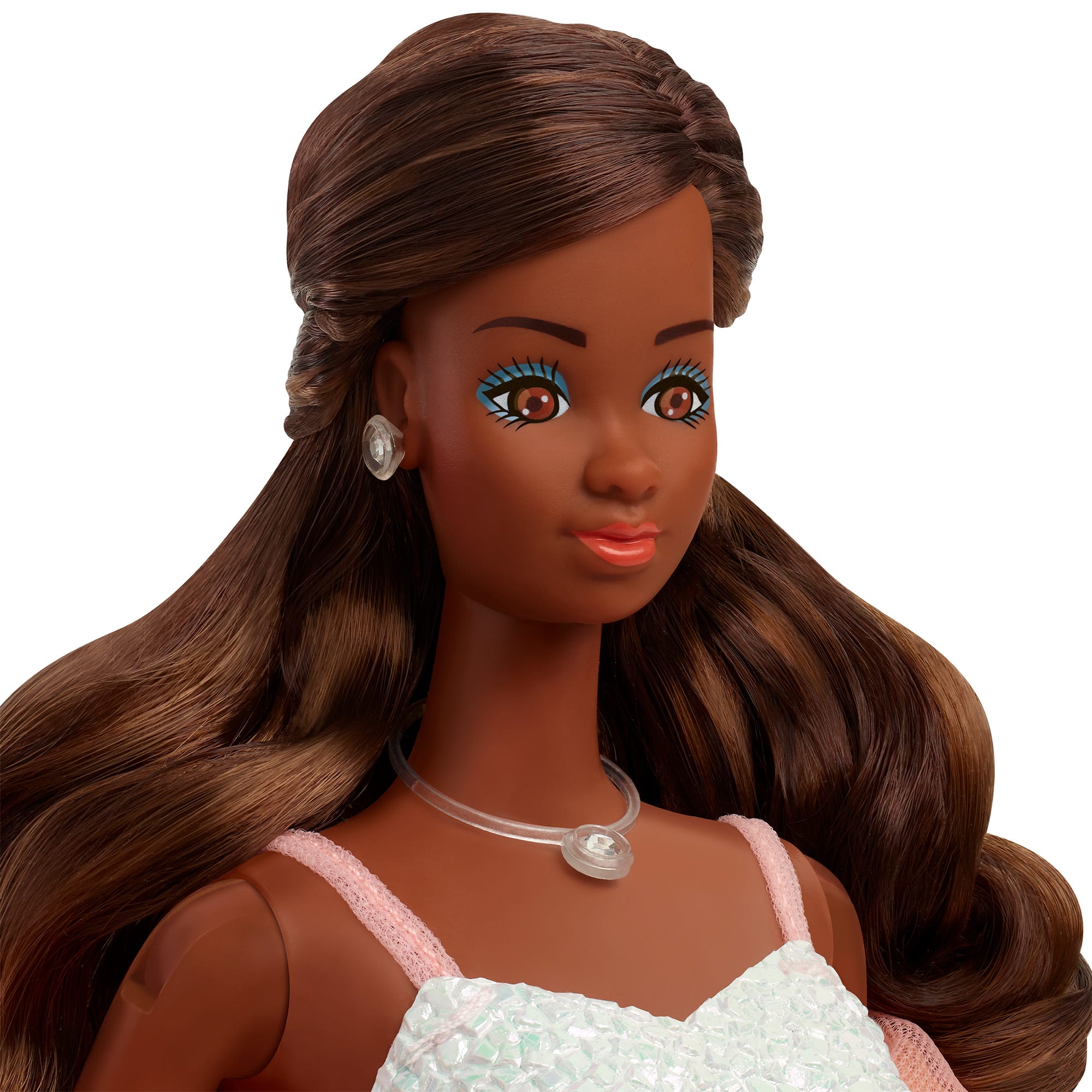 Peaches 'n Cream Barbie Doll. Brown Hair - Image 7