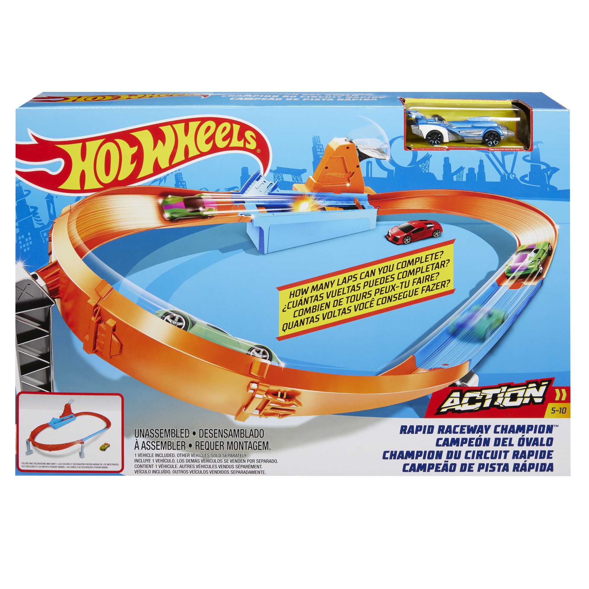 Hot Wheels Rapid Raceway Champion Play Set - Image 6