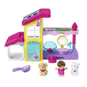 Fisher-Price Little People Barbie Play And Care Pet Spa Musical Toddler Playset. 4 Pieces