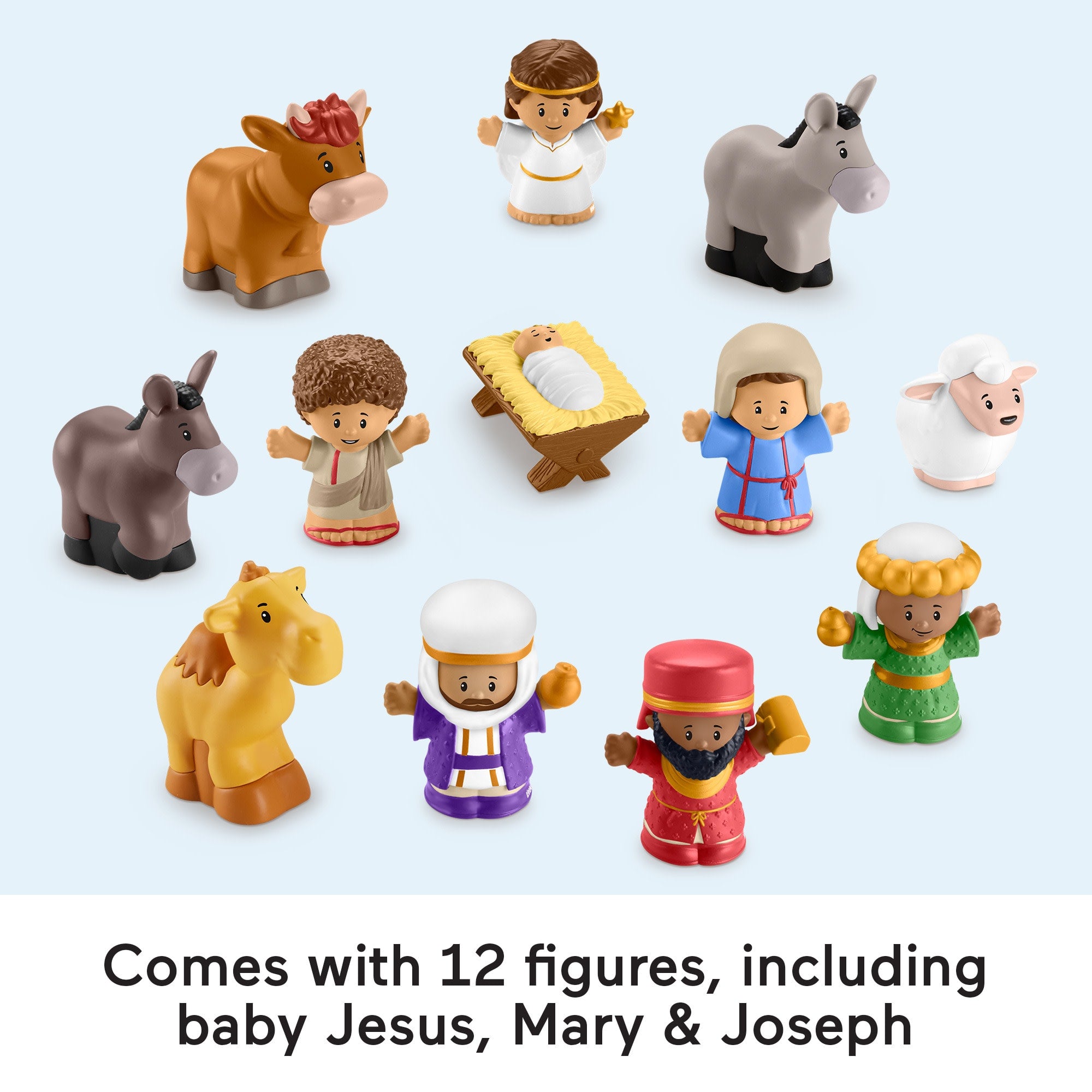Fisher-Price Little People Nativity Set For Toddlers With Light & Music. 18 Play Pieces - Image 5