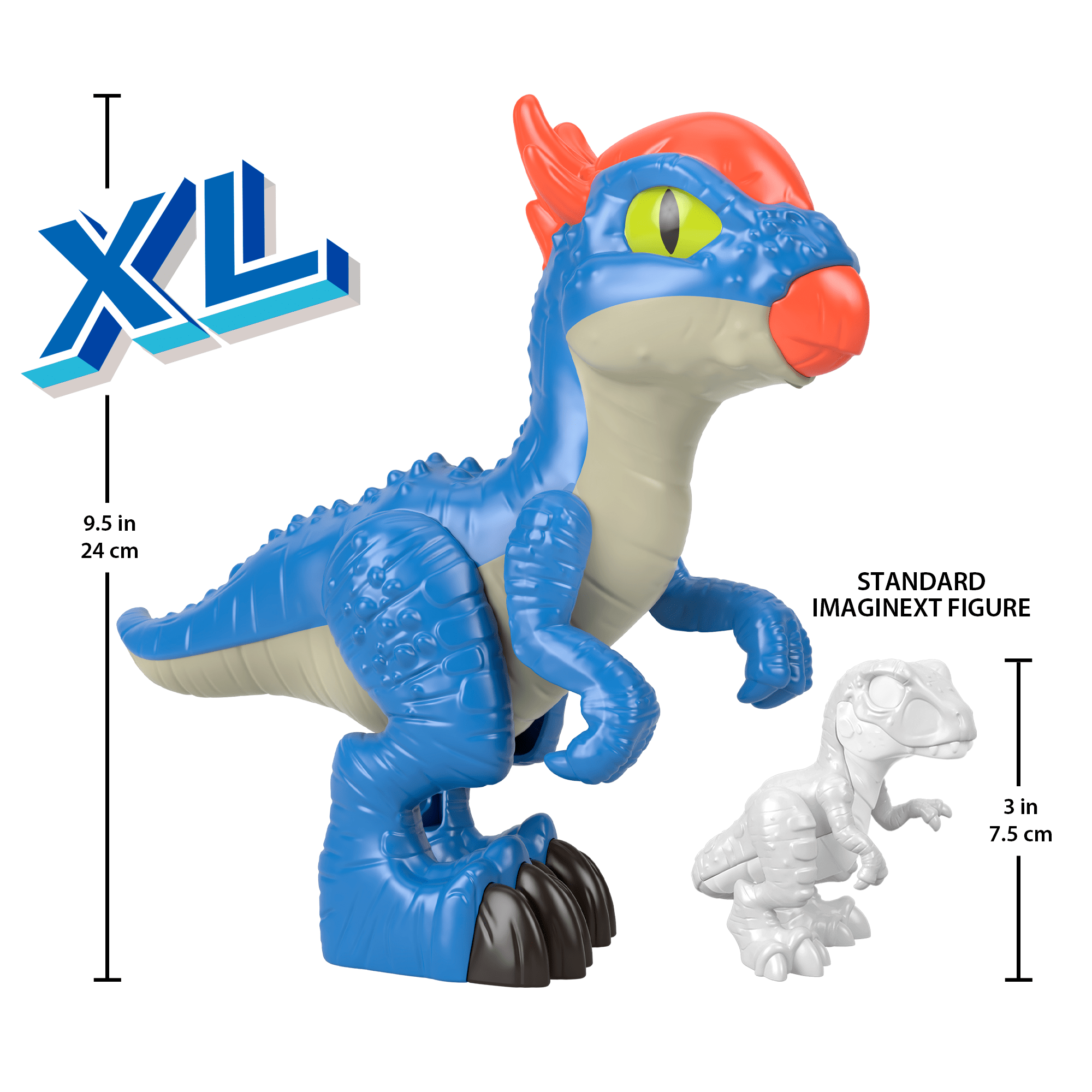 Imaginext Jurassic World Stygimoloch XL 10-inch Poseable Dinosaur Toy For Preschool Kids - Image 3