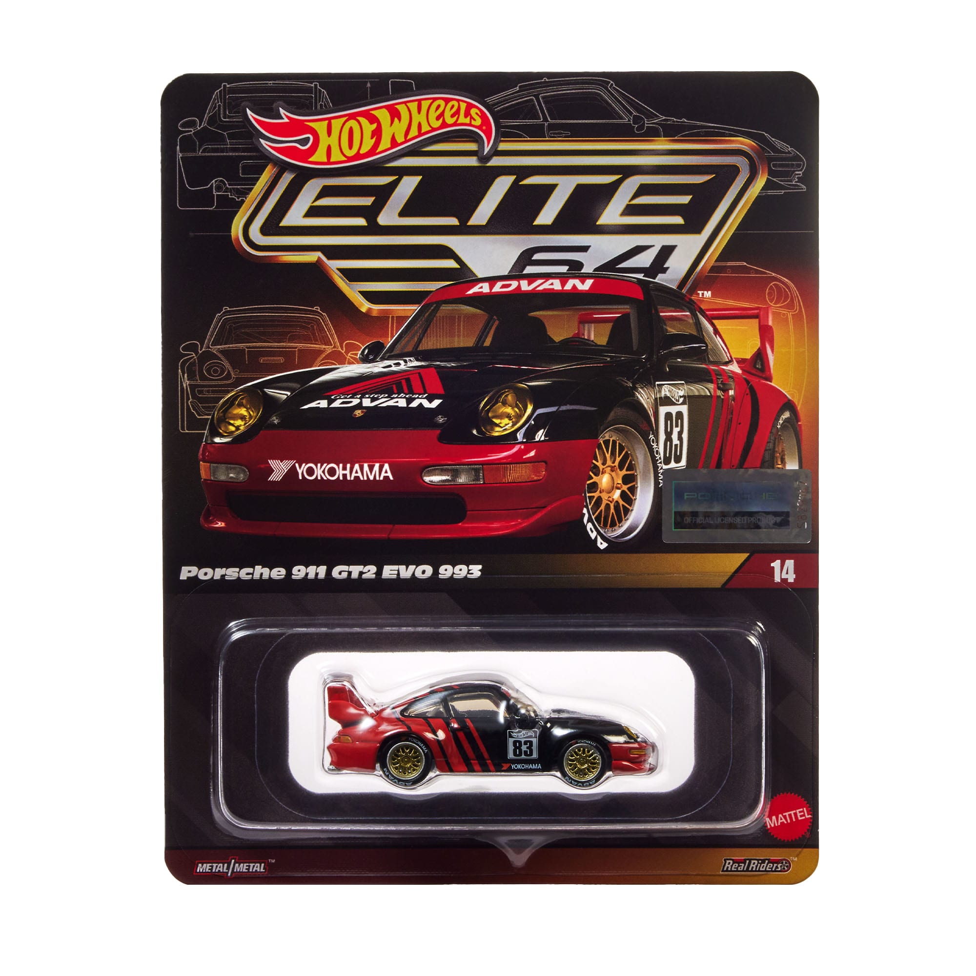Hot Wheels Elite 64 Porsche 911 GT2 EVO 993 - Image 17
