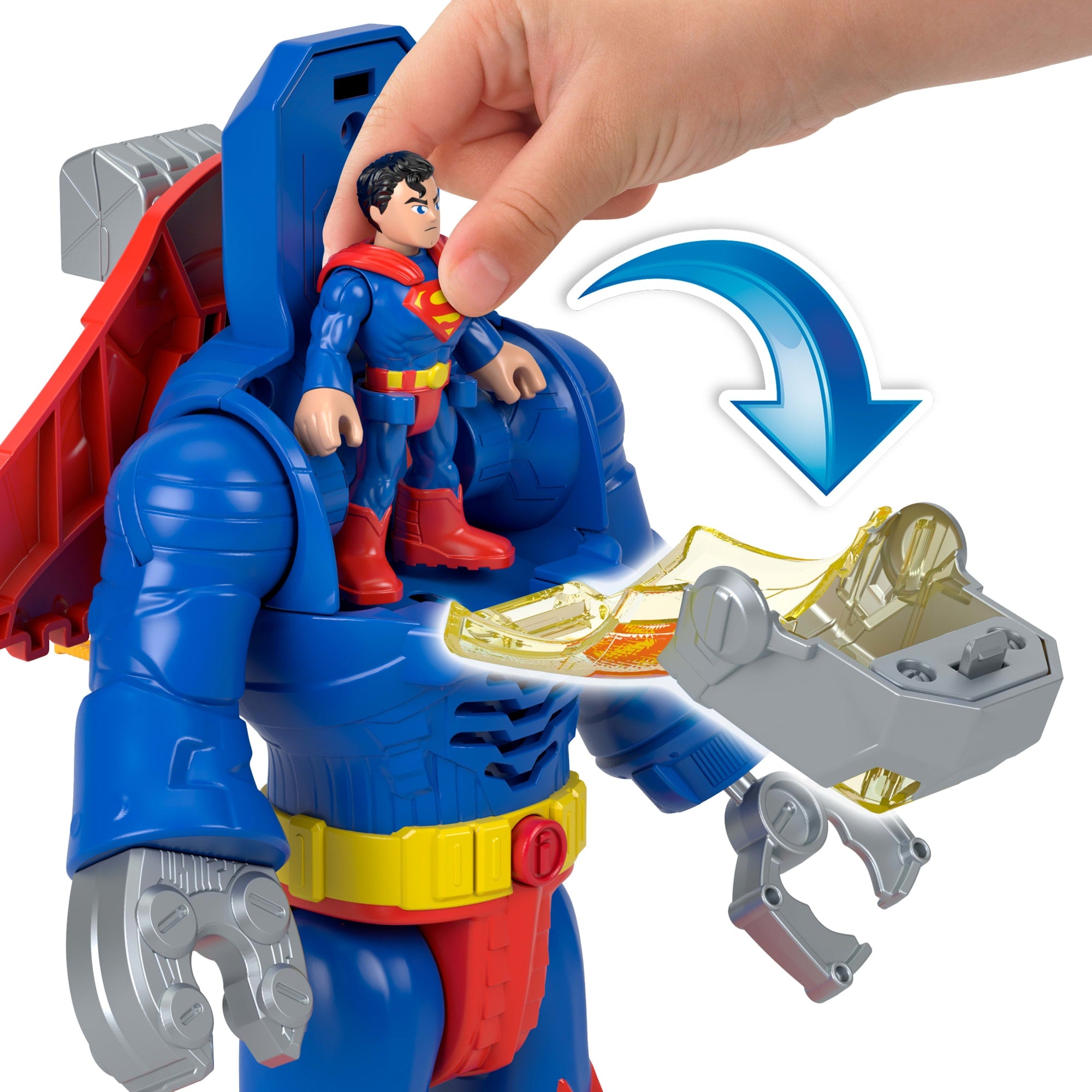 Imaginext DC Super Friends Figura de Ação Superman Insider - Image 3