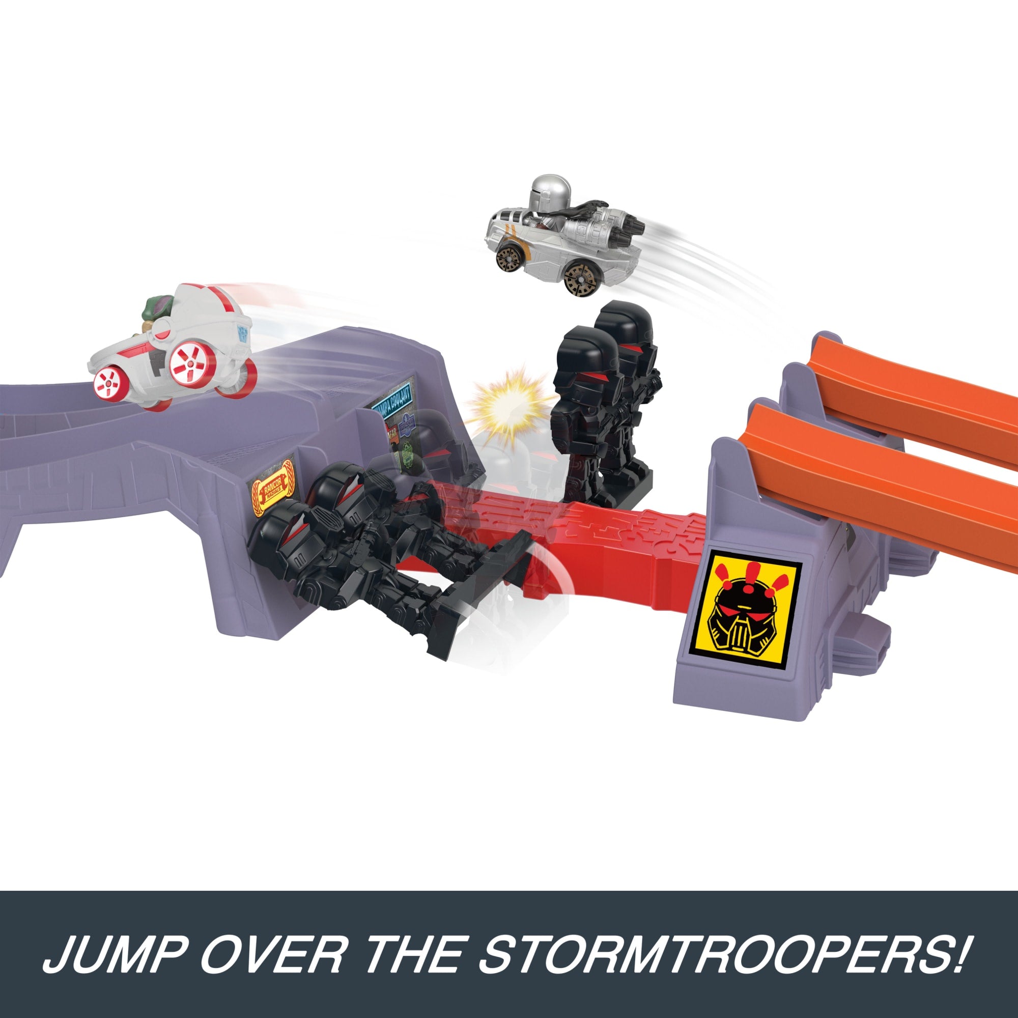 Hot Wheels Racerverse Star Wars Track Set With 2 Racers inspired By Star Wars: Grogu & The Mandalorian - Image 4