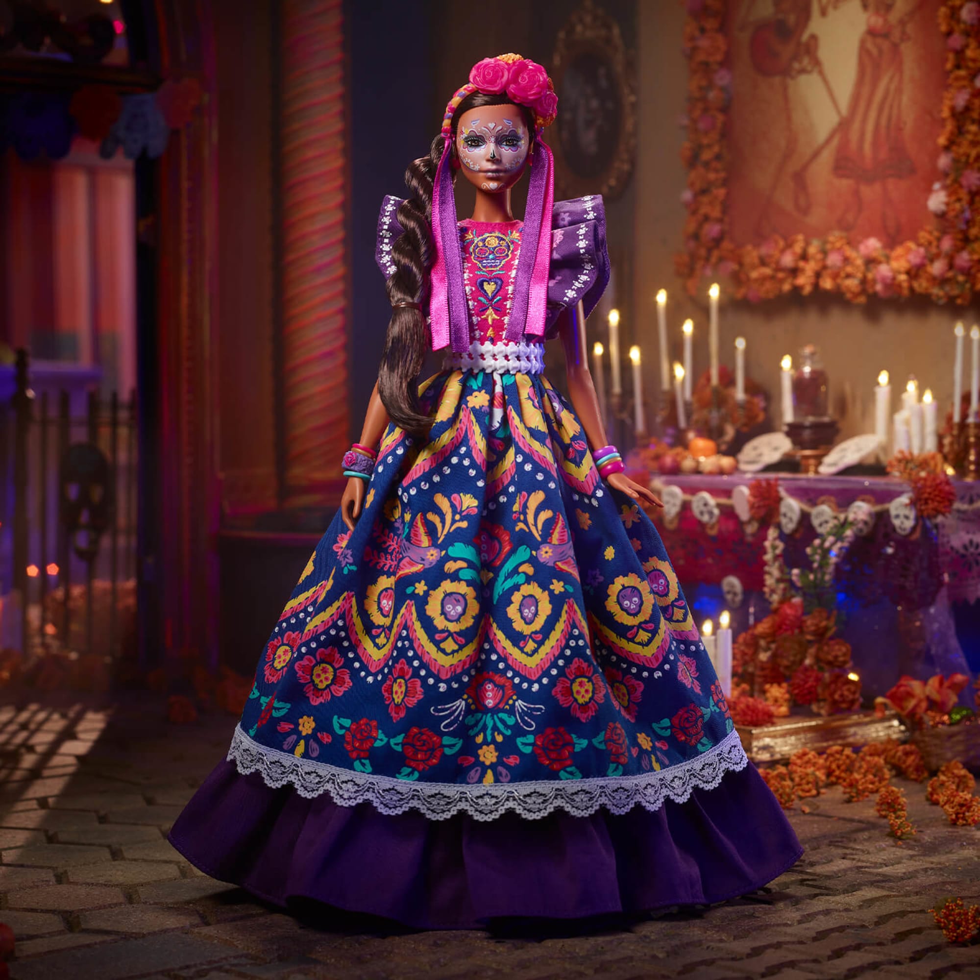 2022 Barbie Día De Muertos Doll - Image 6