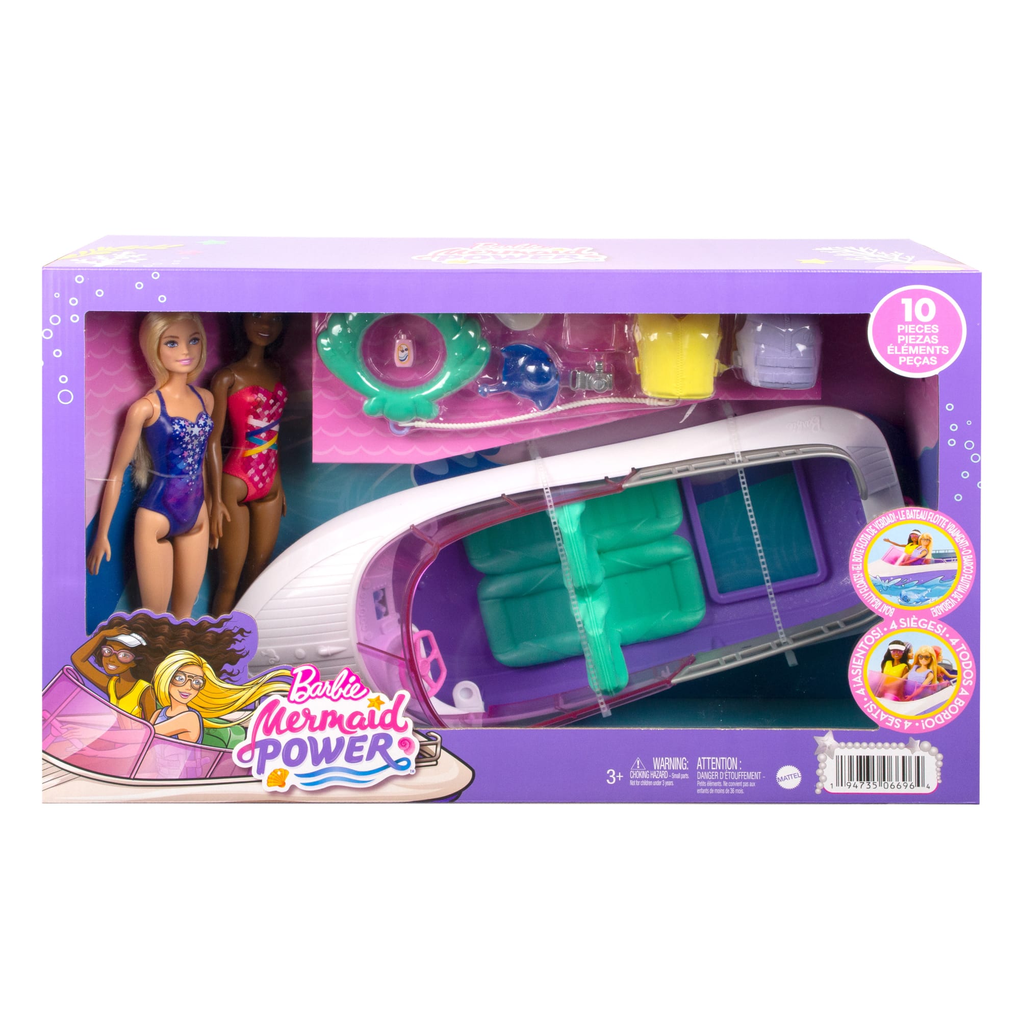 Barbie Mermaid Power ™ Coffret de Jeu Avec Poupées et Bateau - Image 6