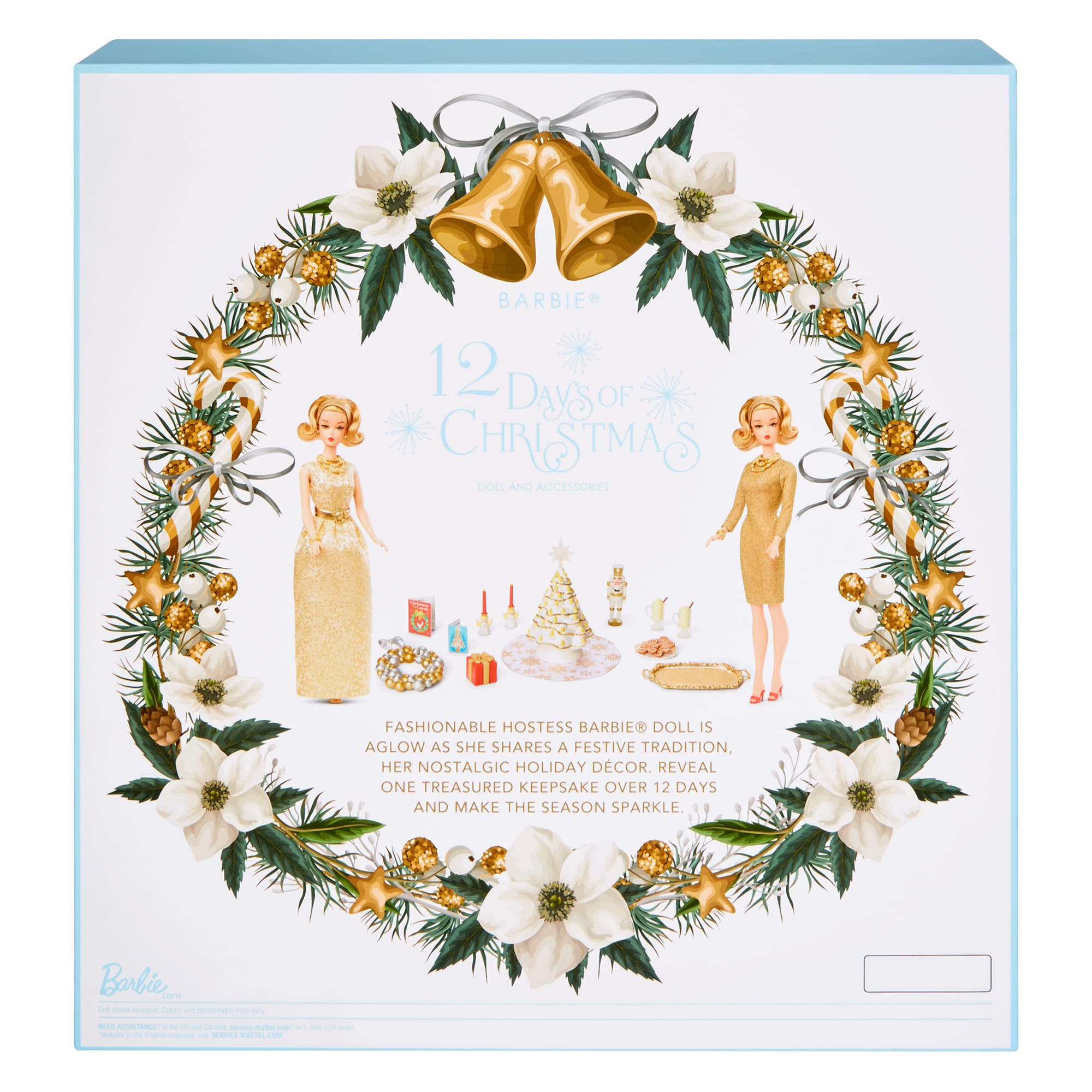 12 Days of Christmas Barbie Doll and Accessories - Image 25