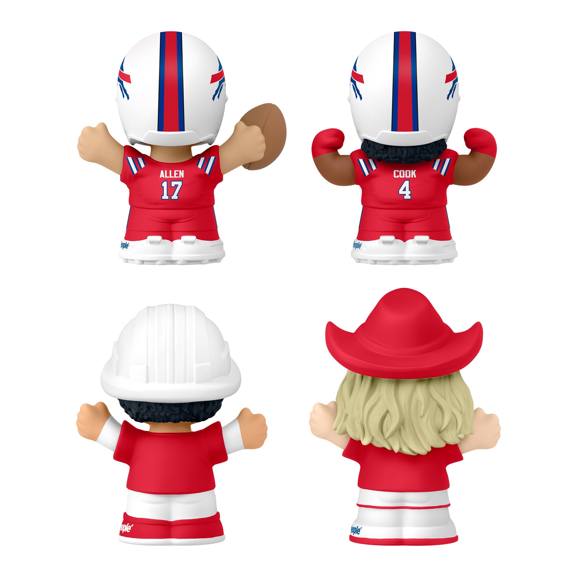 Little People Collector Buffalo Bills Alternate Jersey Figure Set - Image 4