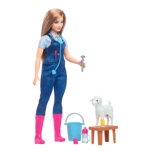Barbie Carrières 65Eanniversaire Vétérinaire de Campagne. 10Acc.