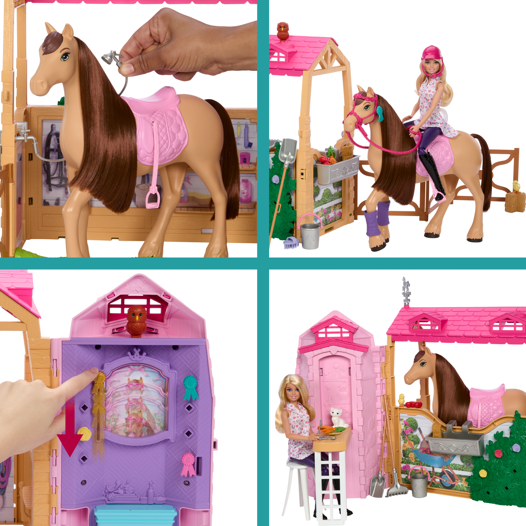 Barbie Detective La Gran Carrera de Caballos Set de Juego Establo de los Sueños - Image 4