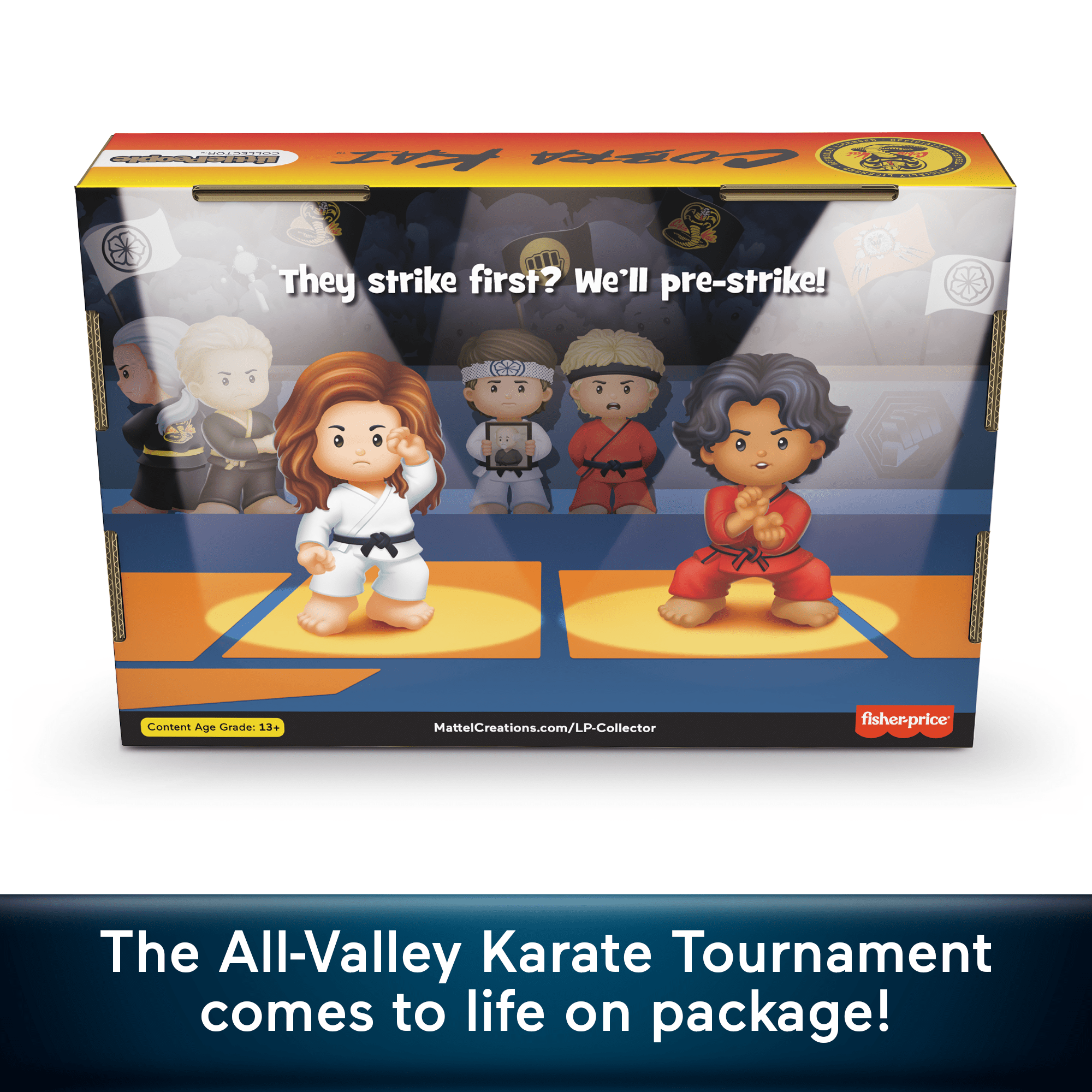 Little People Collector Cobra Kai Special Edition Set For Adults & Fans. 4 Figures