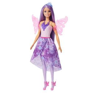 Barbie Doll Fantasy Fashion Pack With Accessories including Mermaid Tail. Fairy Wings. & Necklaces