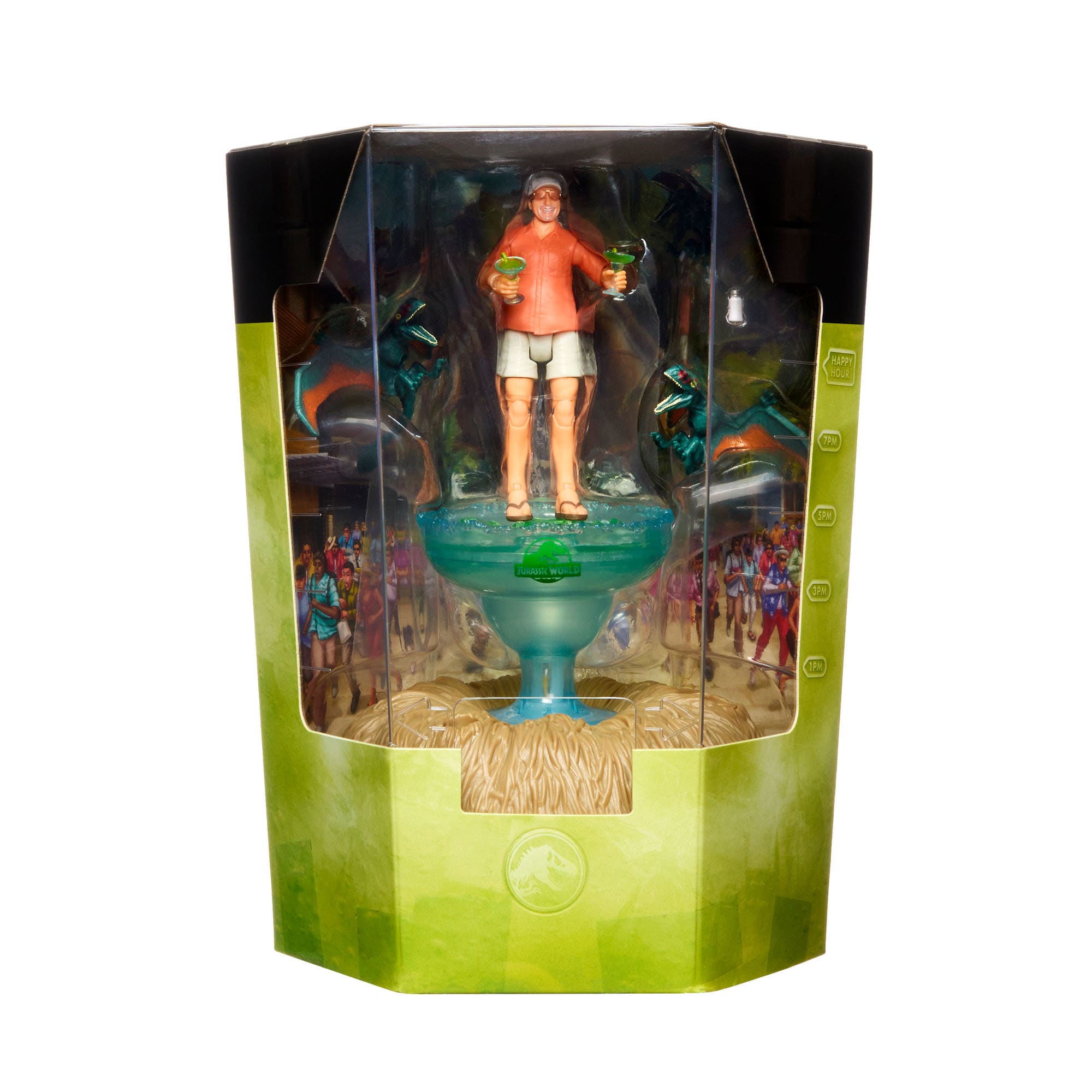 Jurassic World Hammond Collection Bubbles Up Jimmy Buffett Figure - Image 8