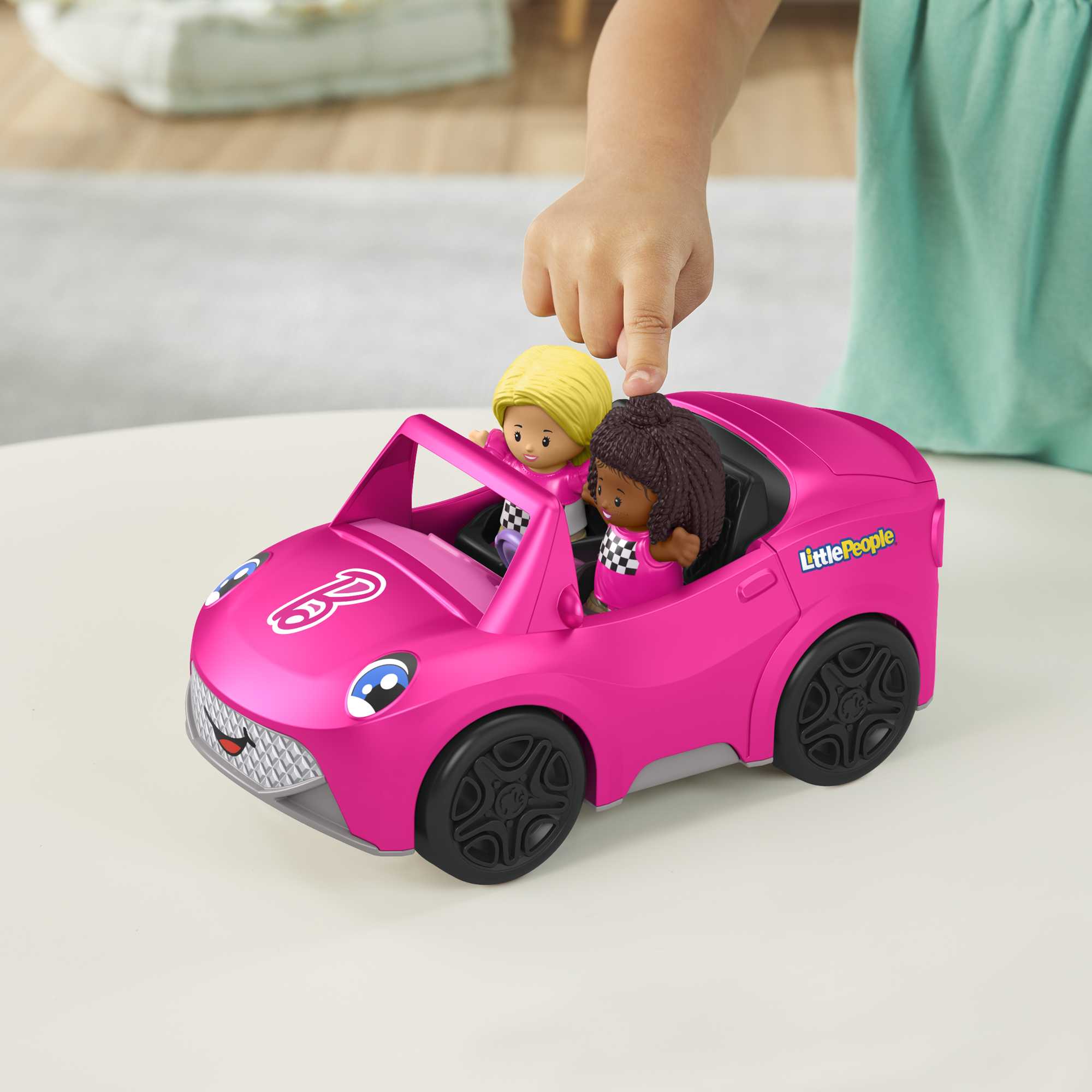 Barbie Little People Véhicule Décapotable et Figurines - Image 3