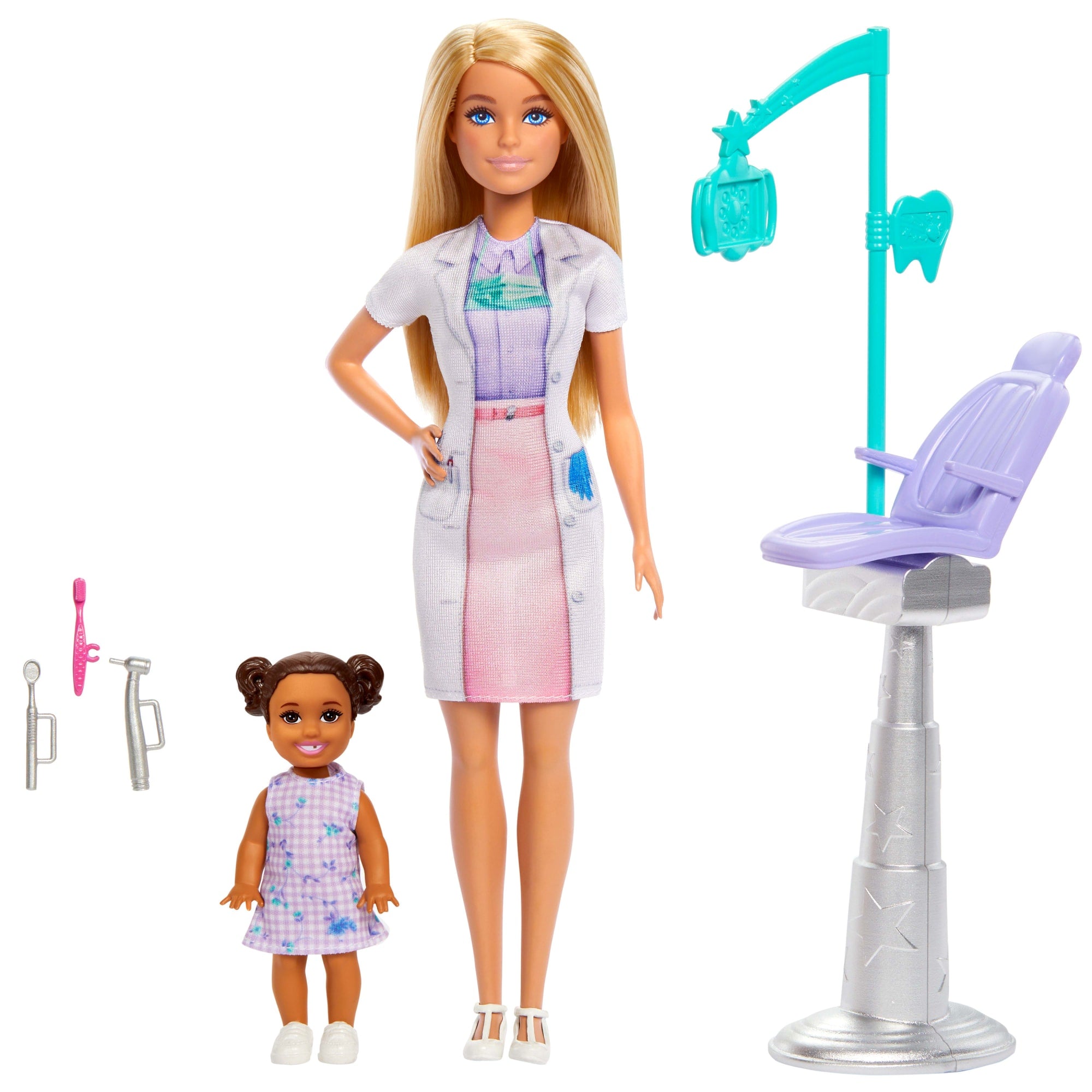 Barbie Dentist Doll With Blonde Fashion Doll. 1 Kid Doll. Medical Doctor Furniture & Accessories - Image 5
