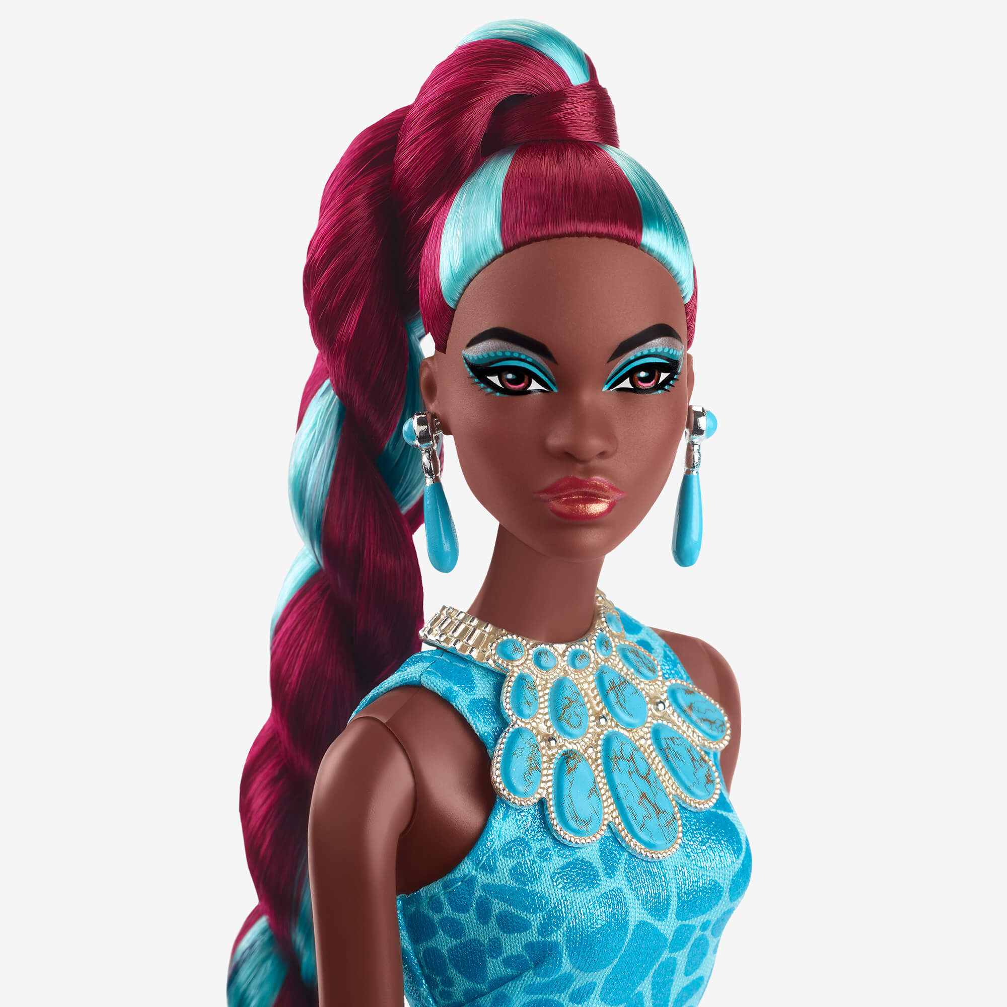 Barbie Fantasy Collection Turquoise Doll - Image 12