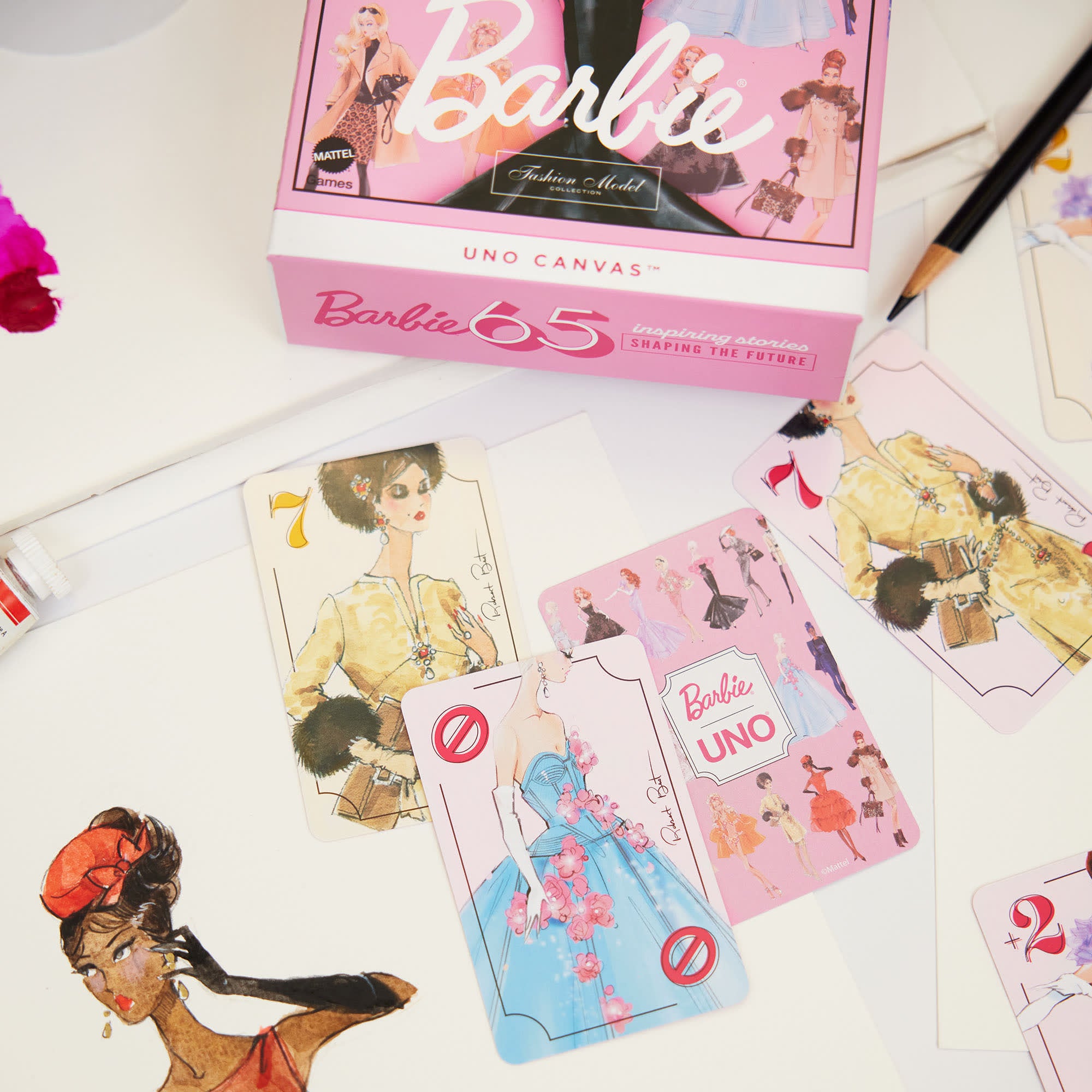 UNO Canvas Barbie Fashion Model Collection Deck - Image 7