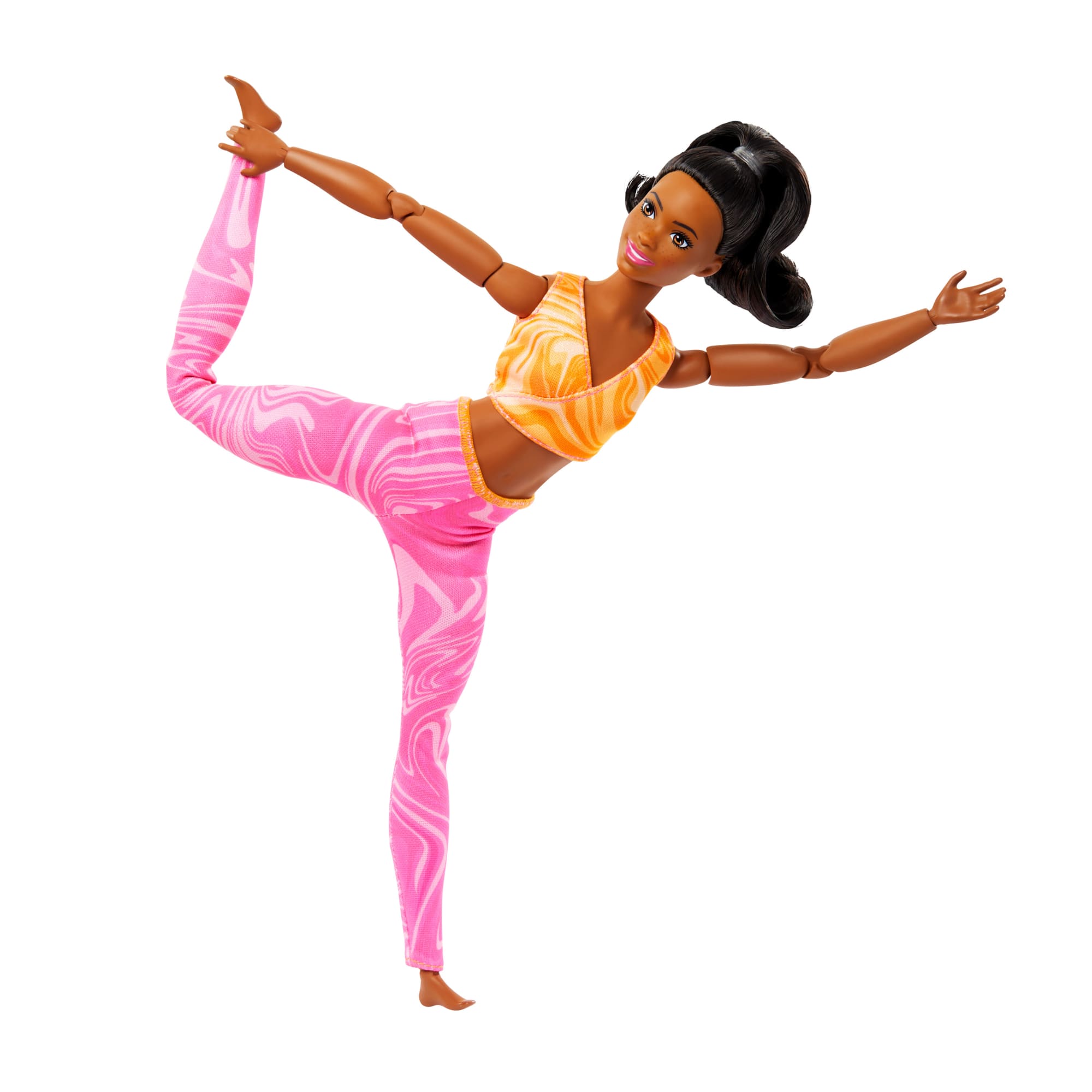 Barbie Ultra Flexible Poupée Brunette. Haut Sport et Pantalon - Image 3