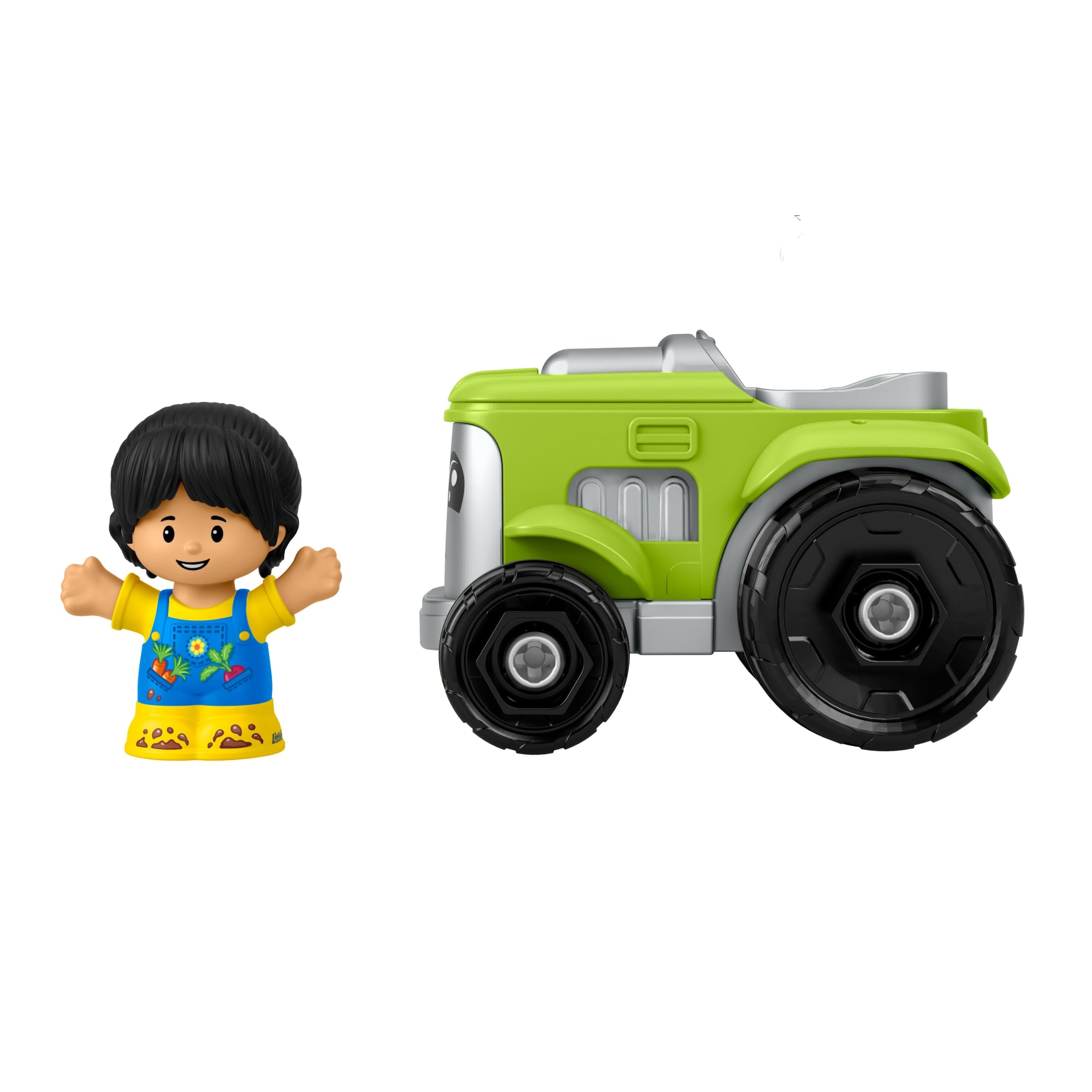 Fisher-Price Little People Tractor Farm Toy & Figure Set For Toddlers. 2 Pieces - Image 5