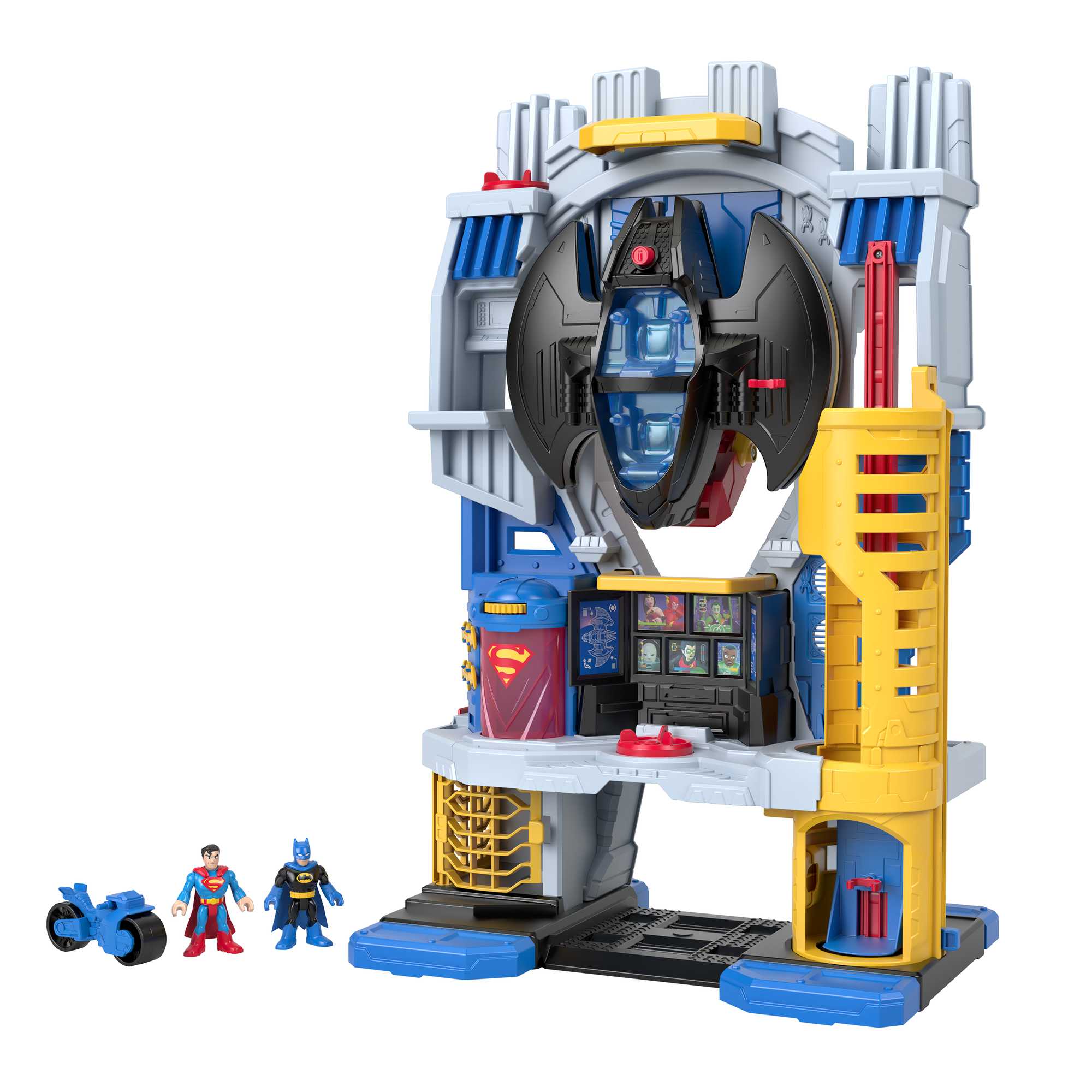 Imaginext-Quartier Général-Coffret 10 Éléments Avec Figurine Batman