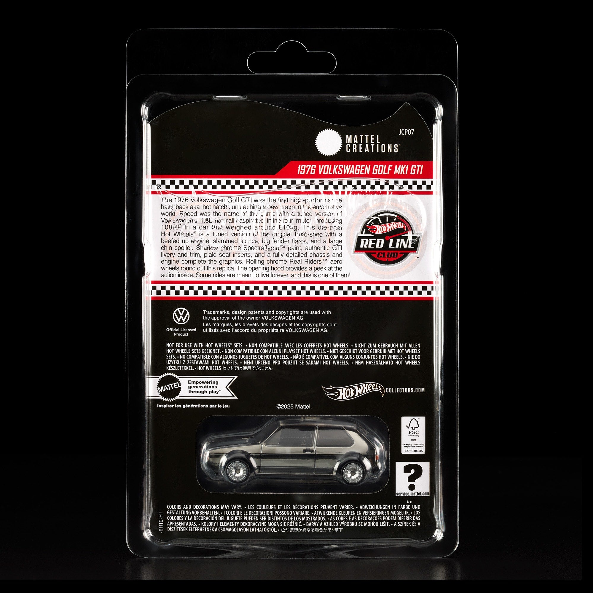 Hot Wheels RLC Exclusive 1976 Volkswagen Golf Mk1 GTI - Image 18