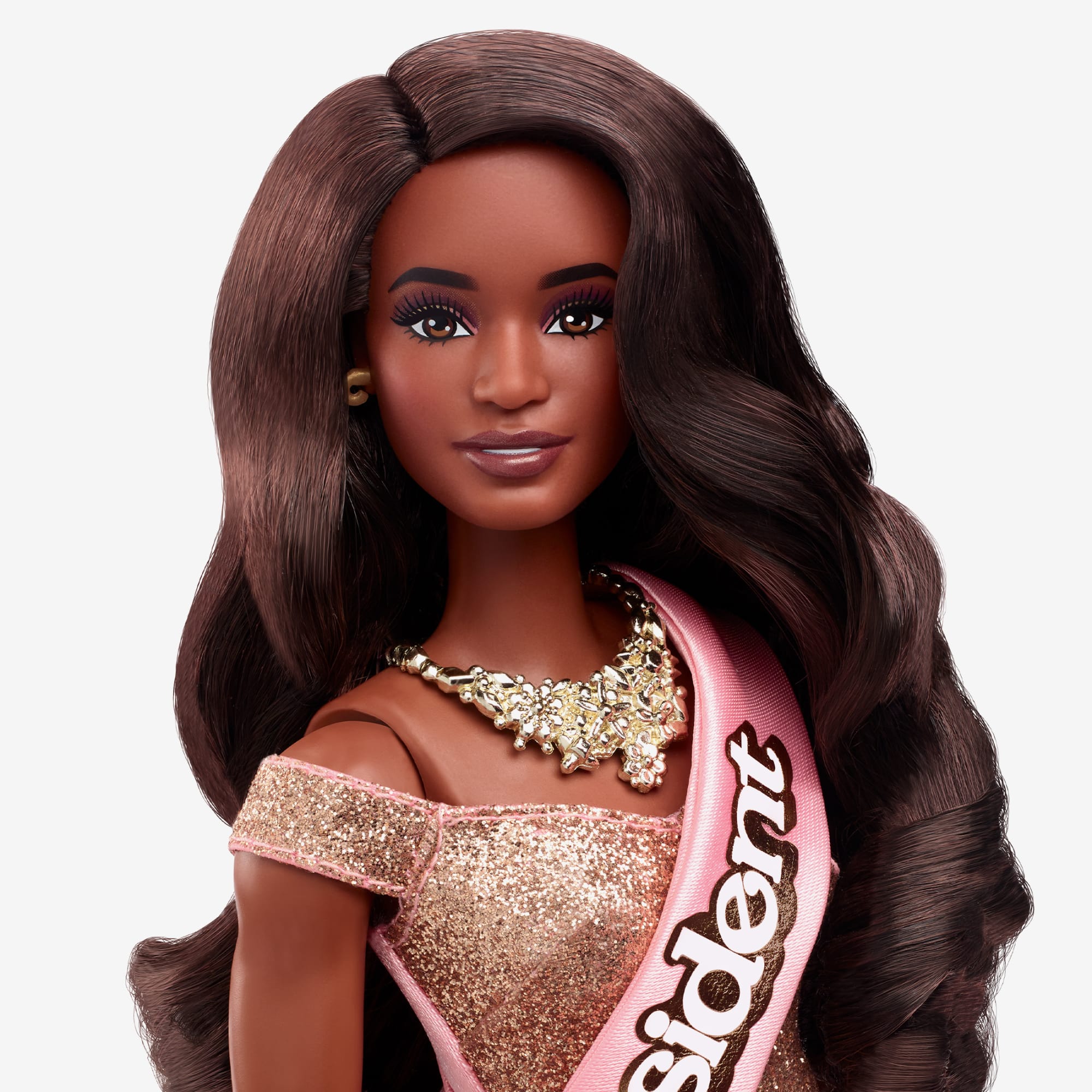 President Barbie in Pink and Gold Dress – Barbie The Movie - Image 6