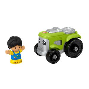 Fisher-Price Little People Tractor Farm Toy & Figure Set For Toddlers. 2 Pieces