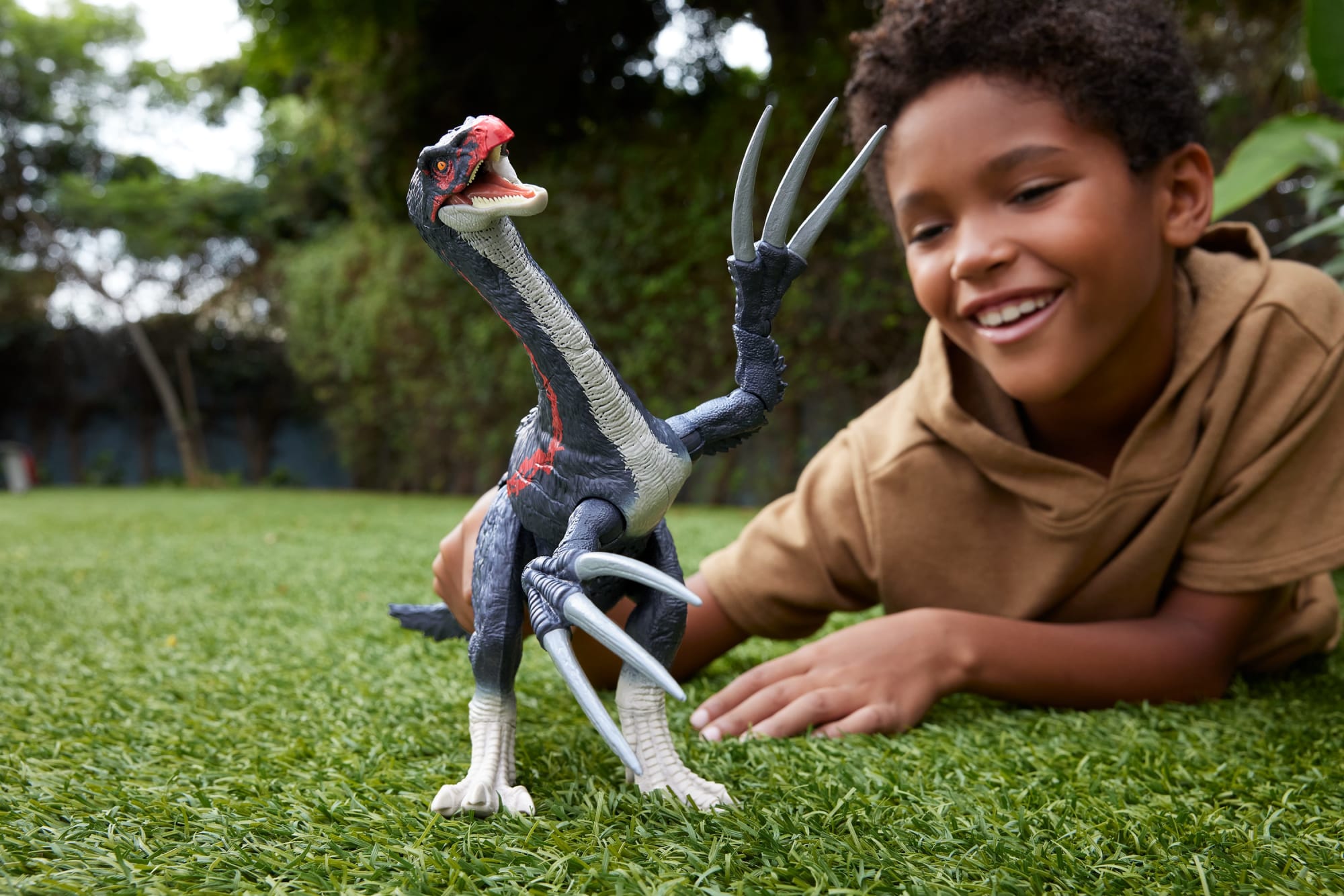 Jurassic World Slash N Roar Therizinosaurus Dinosaur Figure. Attack & Sound Toy. Chaos Theory - Image 2