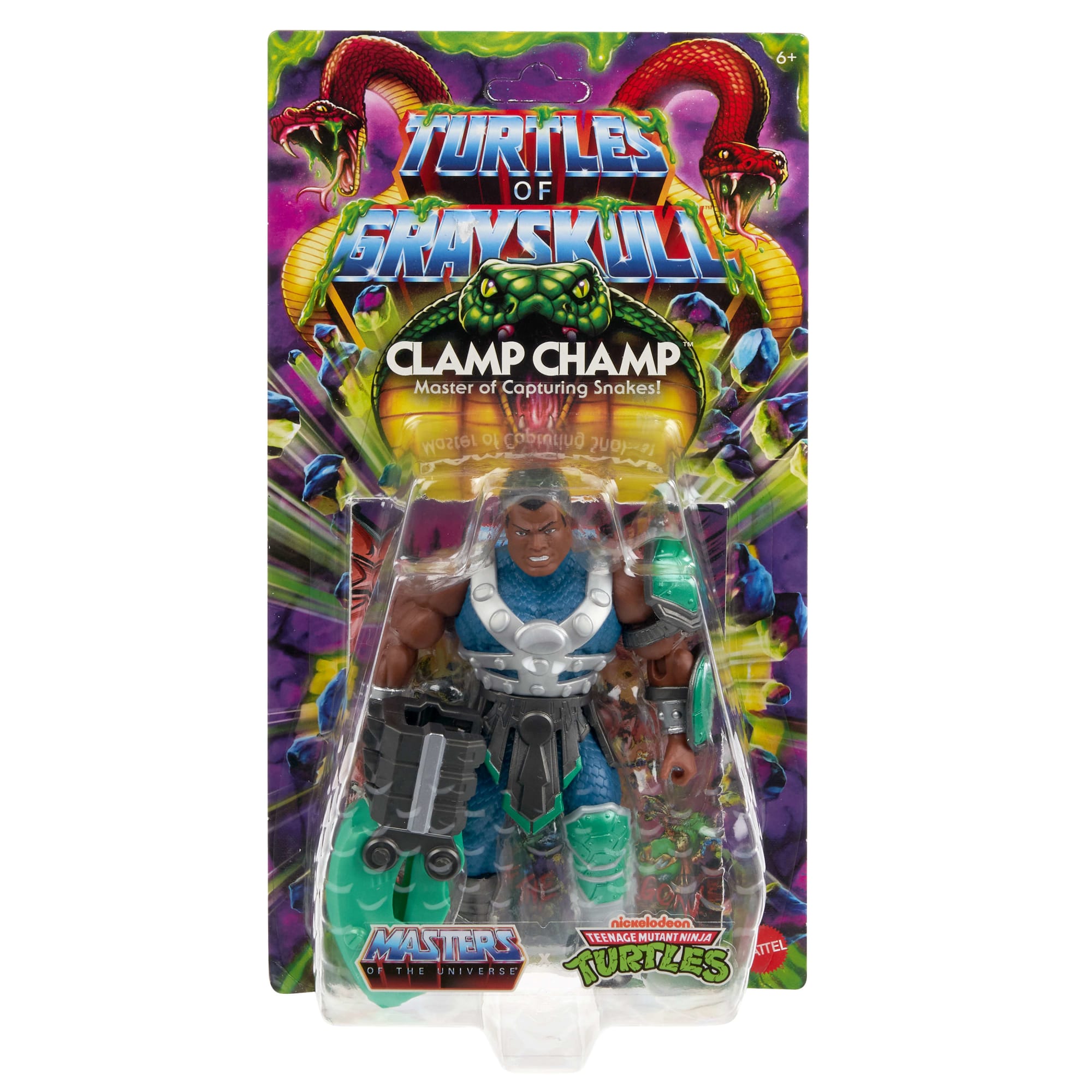 Masters of the Universe Turtles of Grayskull Figura de Acción Clamp Champ de 5.5 pulgadas - Image 2