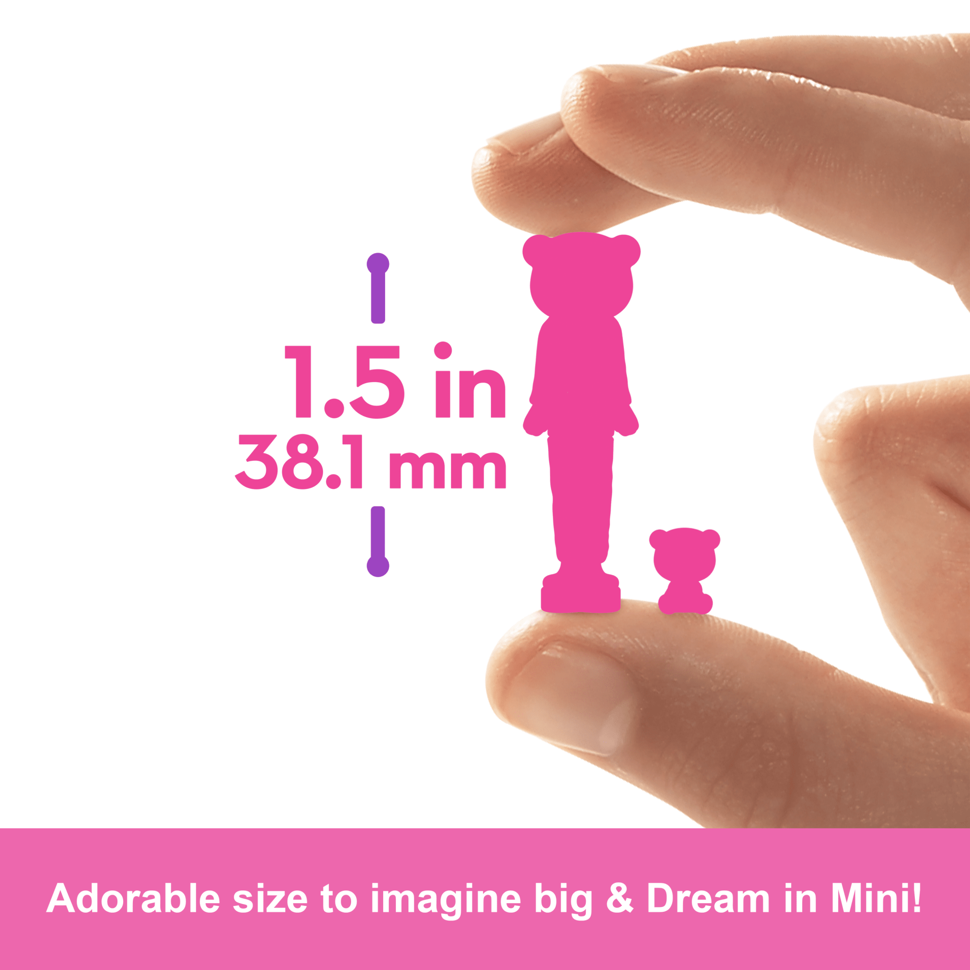 Barbie Mini Barbieland Cutie Reveal Doll & Pet. 1.5-inch Color Dream Series - Image 4