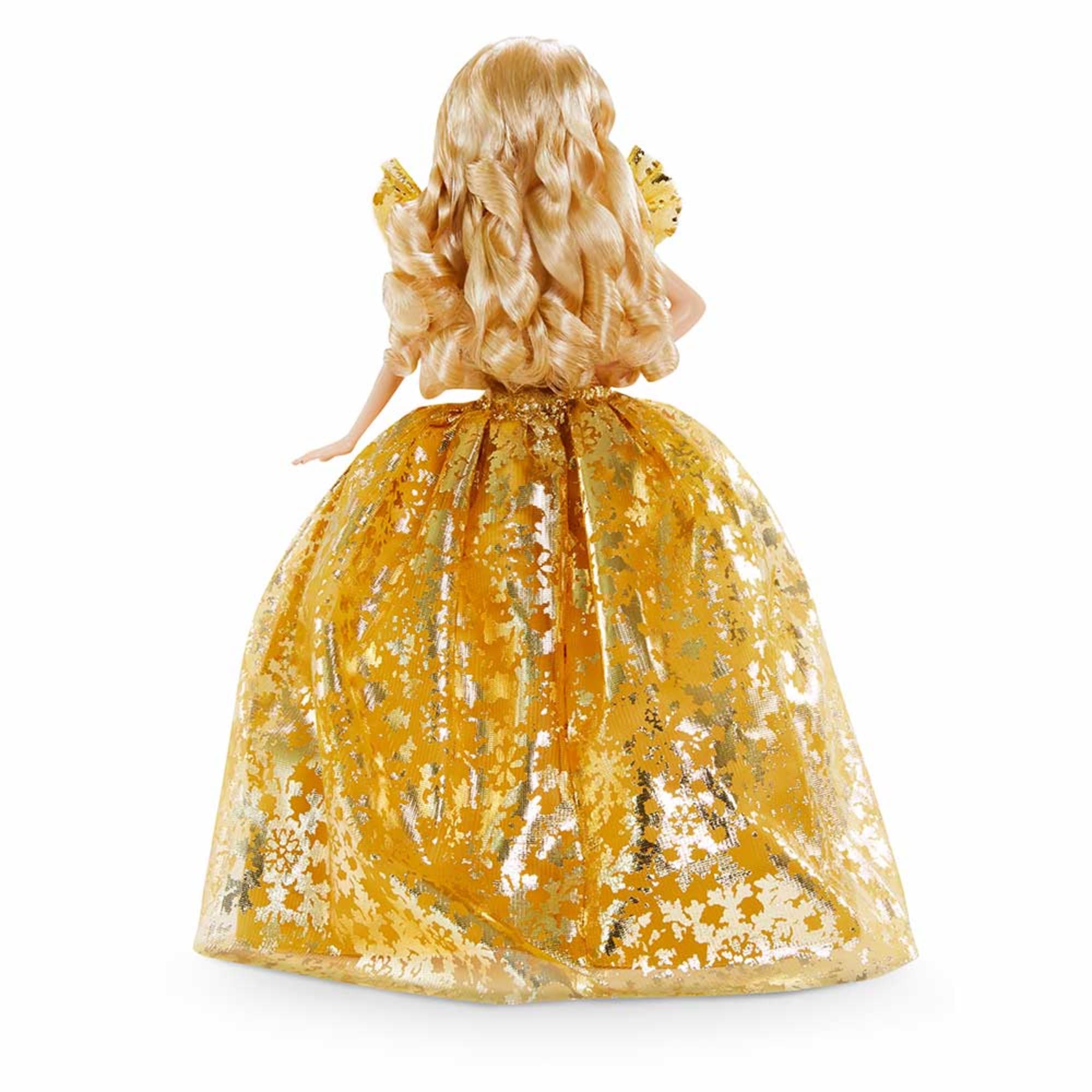 2020 Holiday Barbie Doll. Blonde Long Hair - Image 3