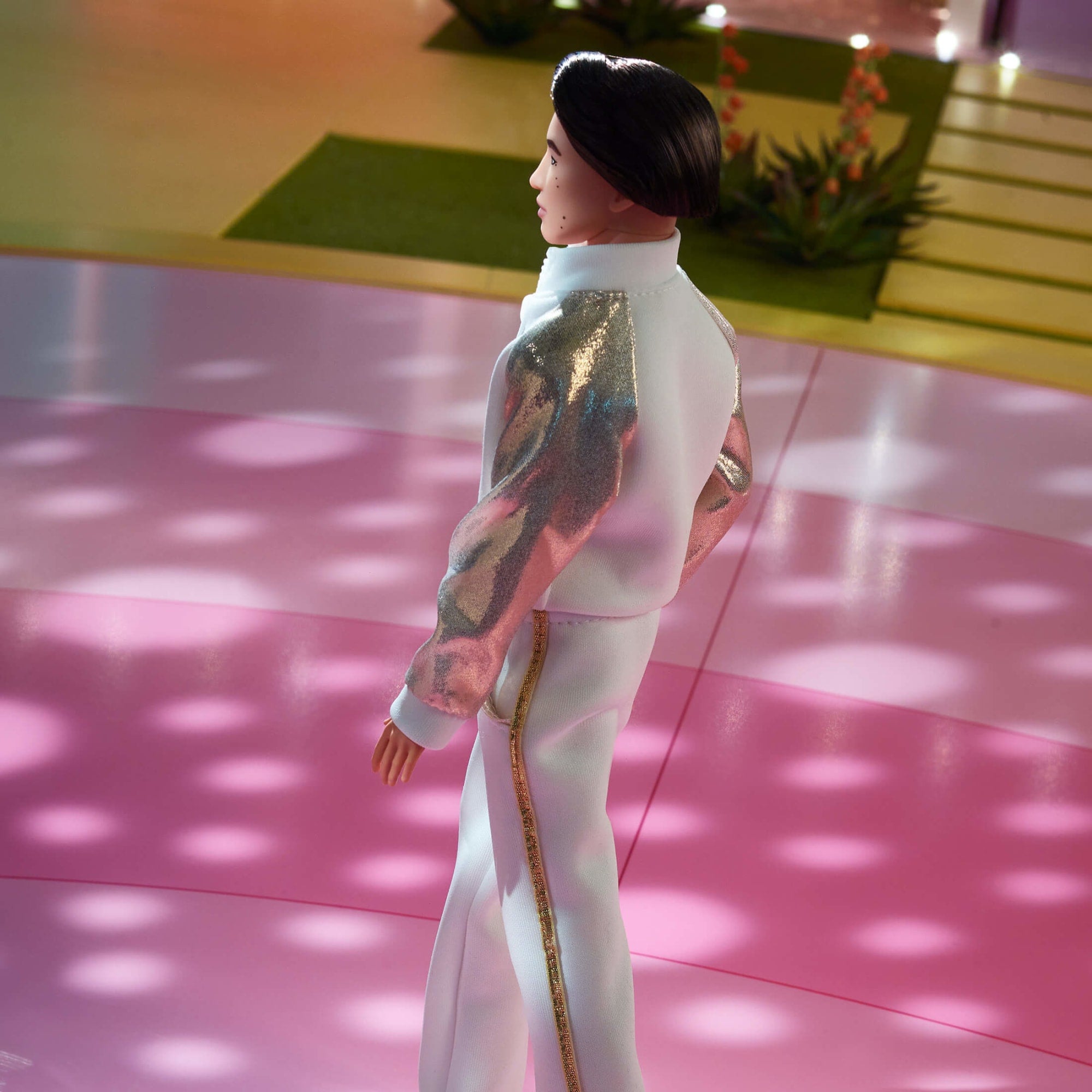 Ken Doll In White and Gold Tracksuit – Barbie The Movie - Image 5