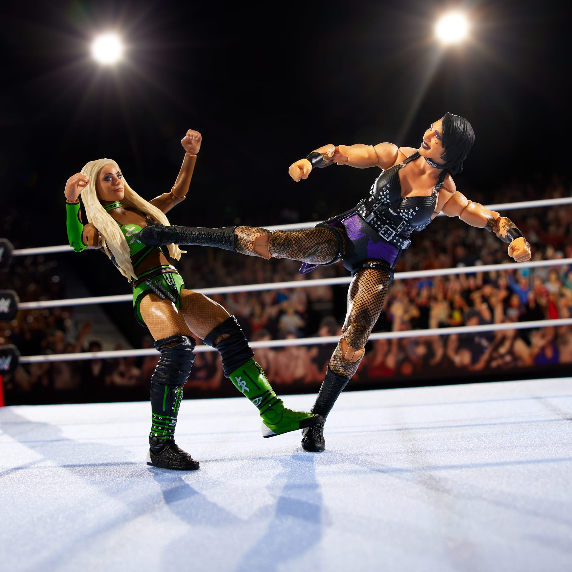 WWE Ultimate Edition RAW Ring and WWE Superstar Rhea Ripley Figure - Image 6