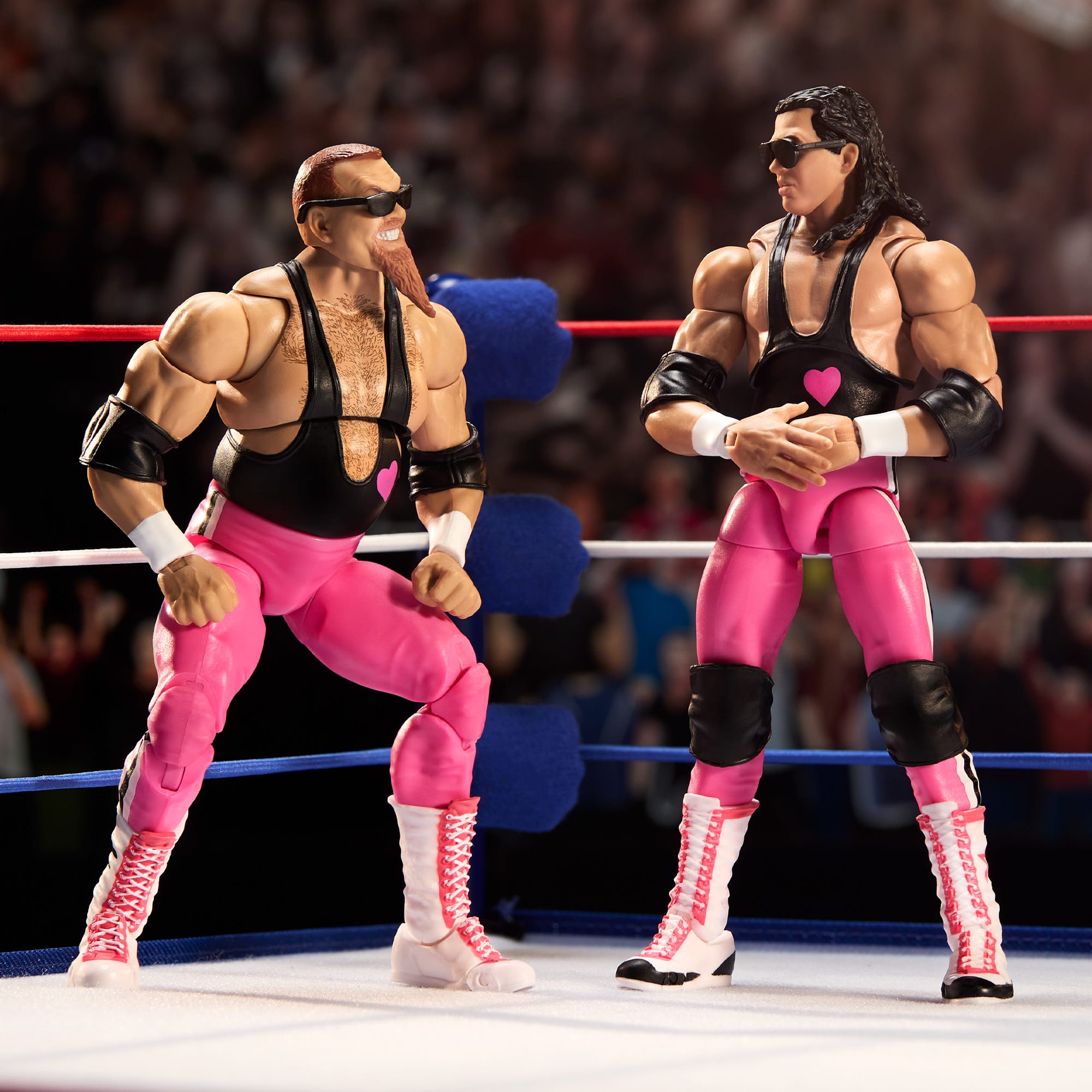 WWE Coliseum Collection Hart Foundation Action Figure 2-Pack - Image 2