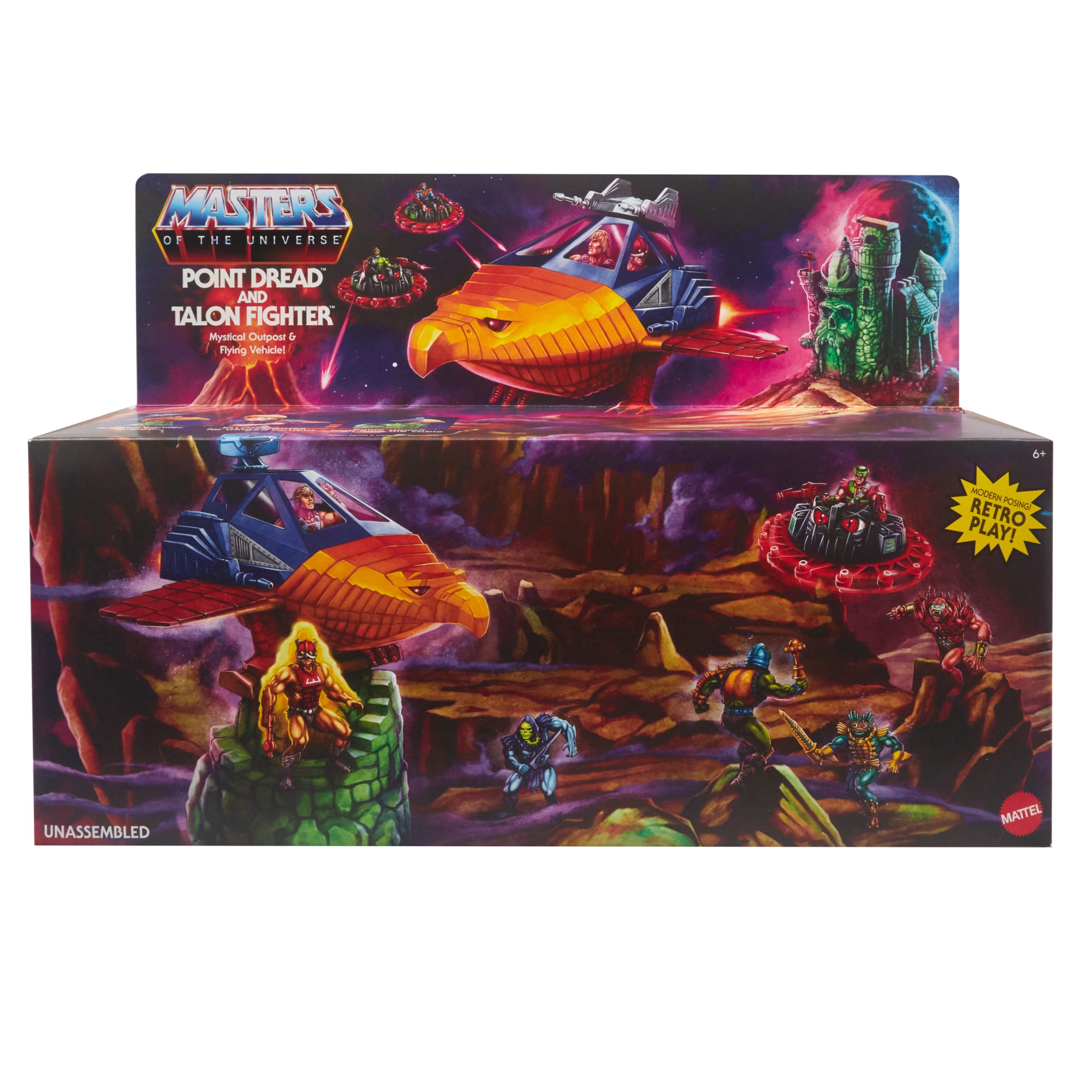 Masters Of The Universe Origins Toy. Talon Fighter Vehicle And Point Dread Accessories - Image 2