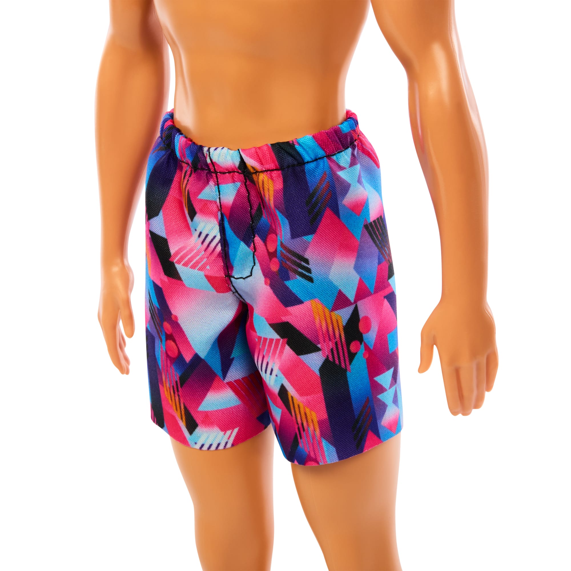 Beach Ken Doll With Blond Hair Wearing Purple Swimsuit - Image 3