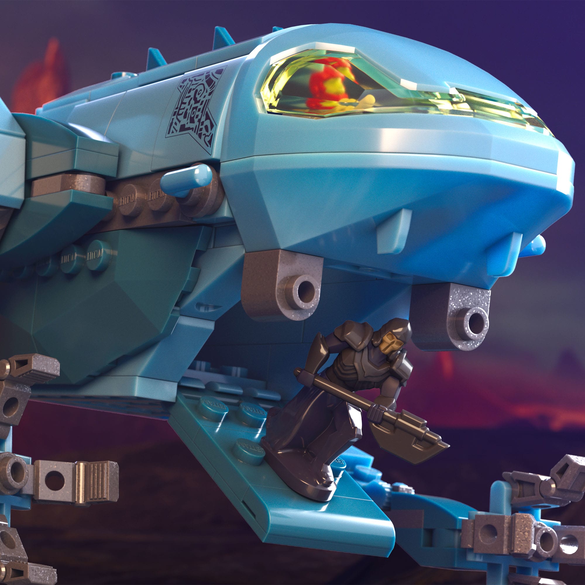 Mattel Brick Shop Masters of the Universe Attack of the Collector Building Set - Image 6