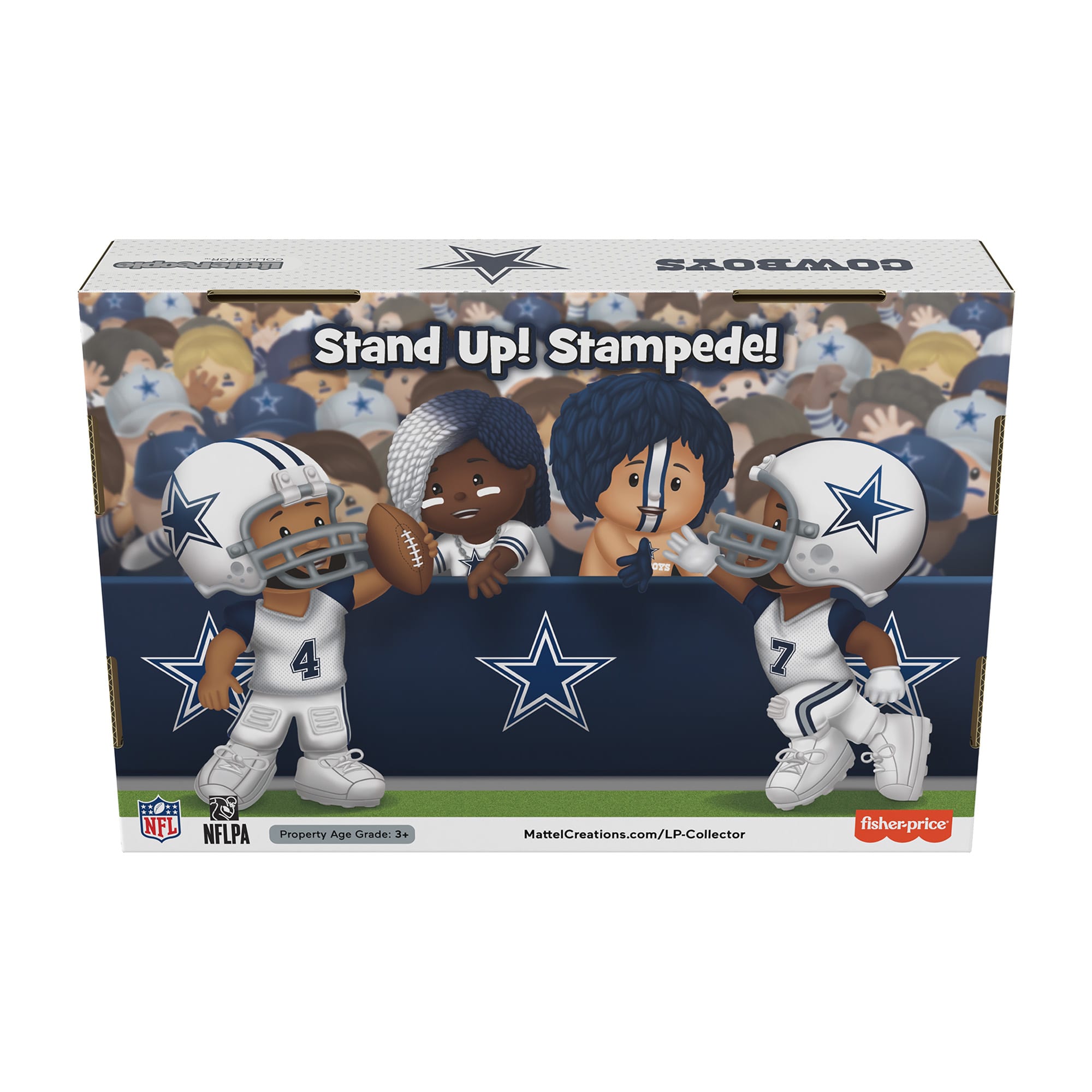 Little People Collector Dallas Cowboys Alternate Jersey Figure Set - Image 8