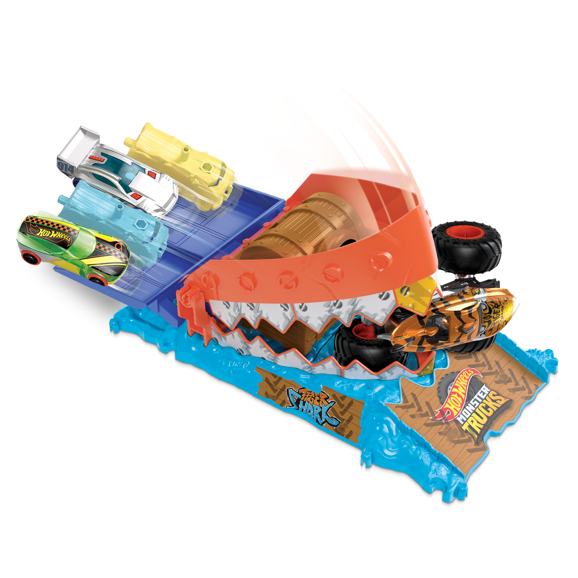 Hot Wheels-Monster Trucks Arena Smashers Défi du Croque-Trésor-Coffret - Image 4