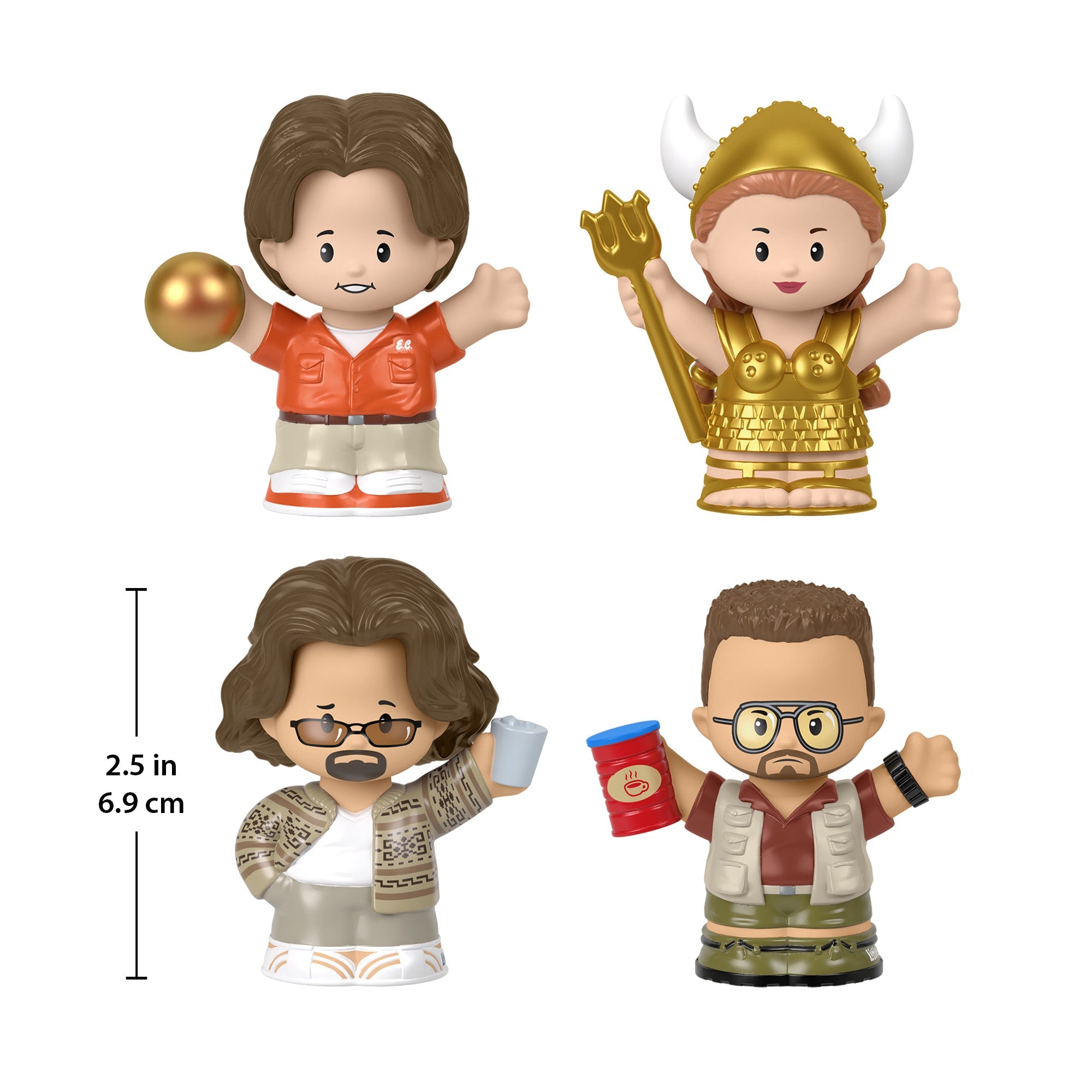 Fisher-Price Little People Collector The Big Lebowski Special Edition Set For Adults & Fans. 4 Figures - Image 3