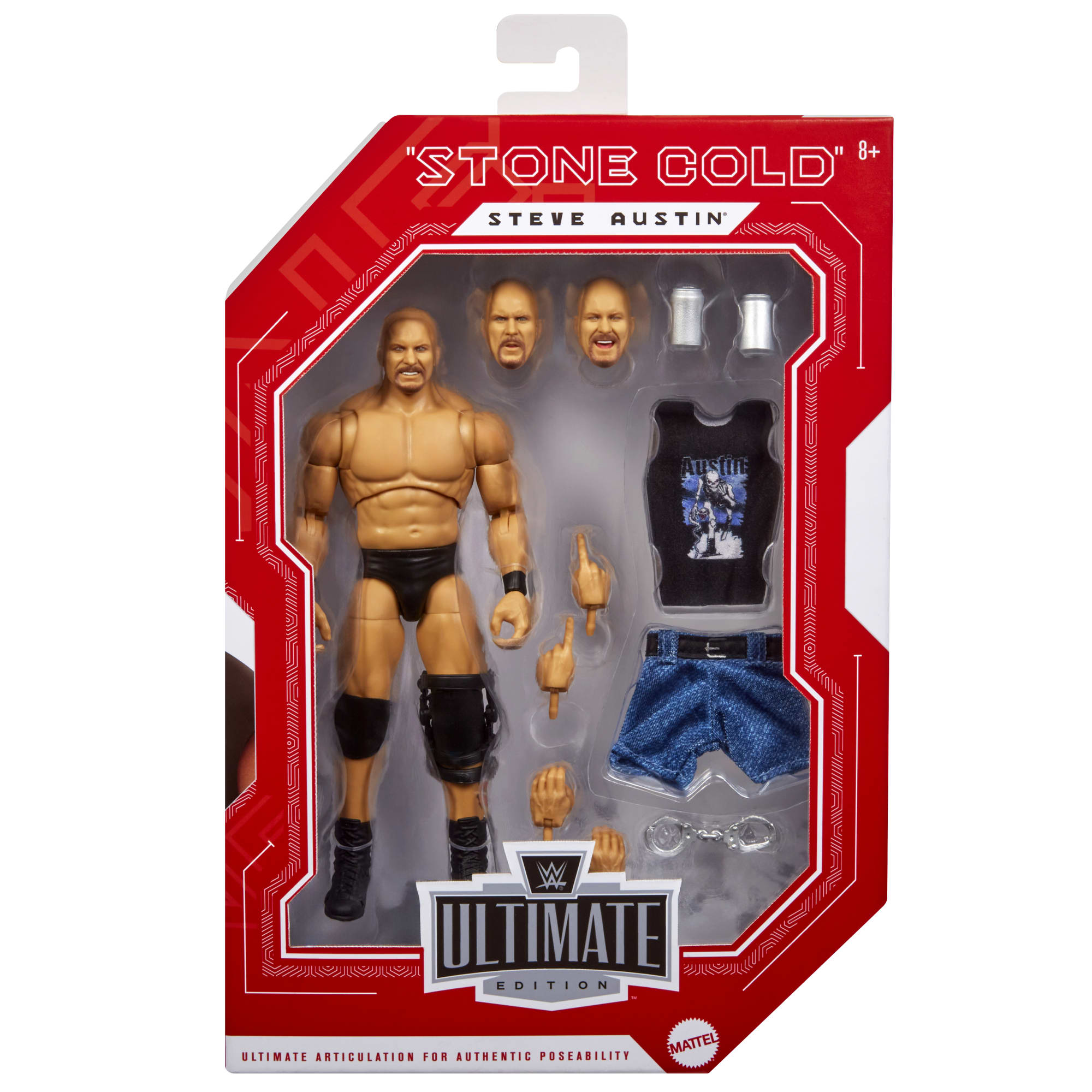 WWE Ultimate Edition Monday Night War 'stone Cold' Steve Austin Action Figure - Image 2